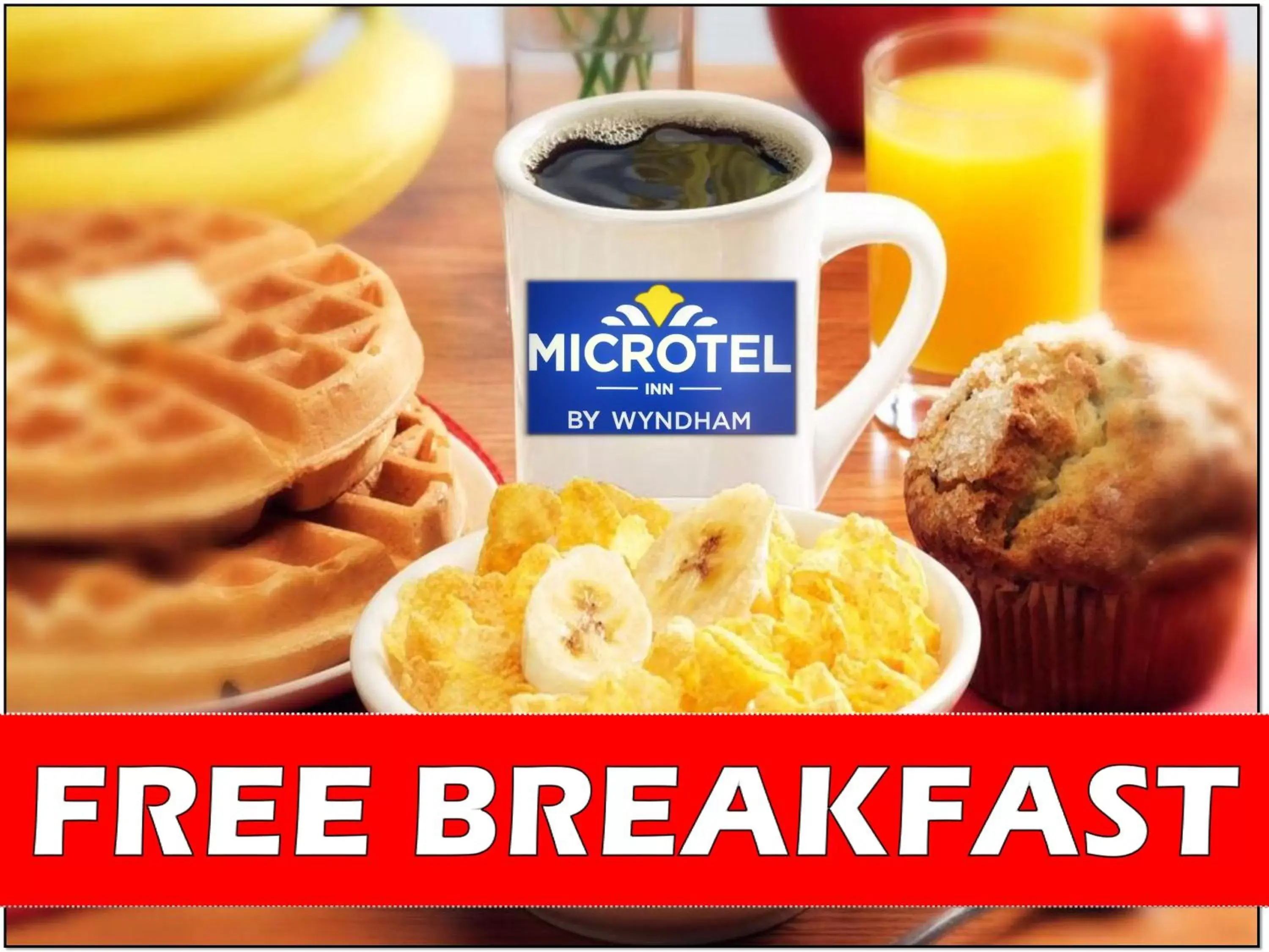 Buffet breakfast in Microtel Inn & Suites by Wyndham Macon