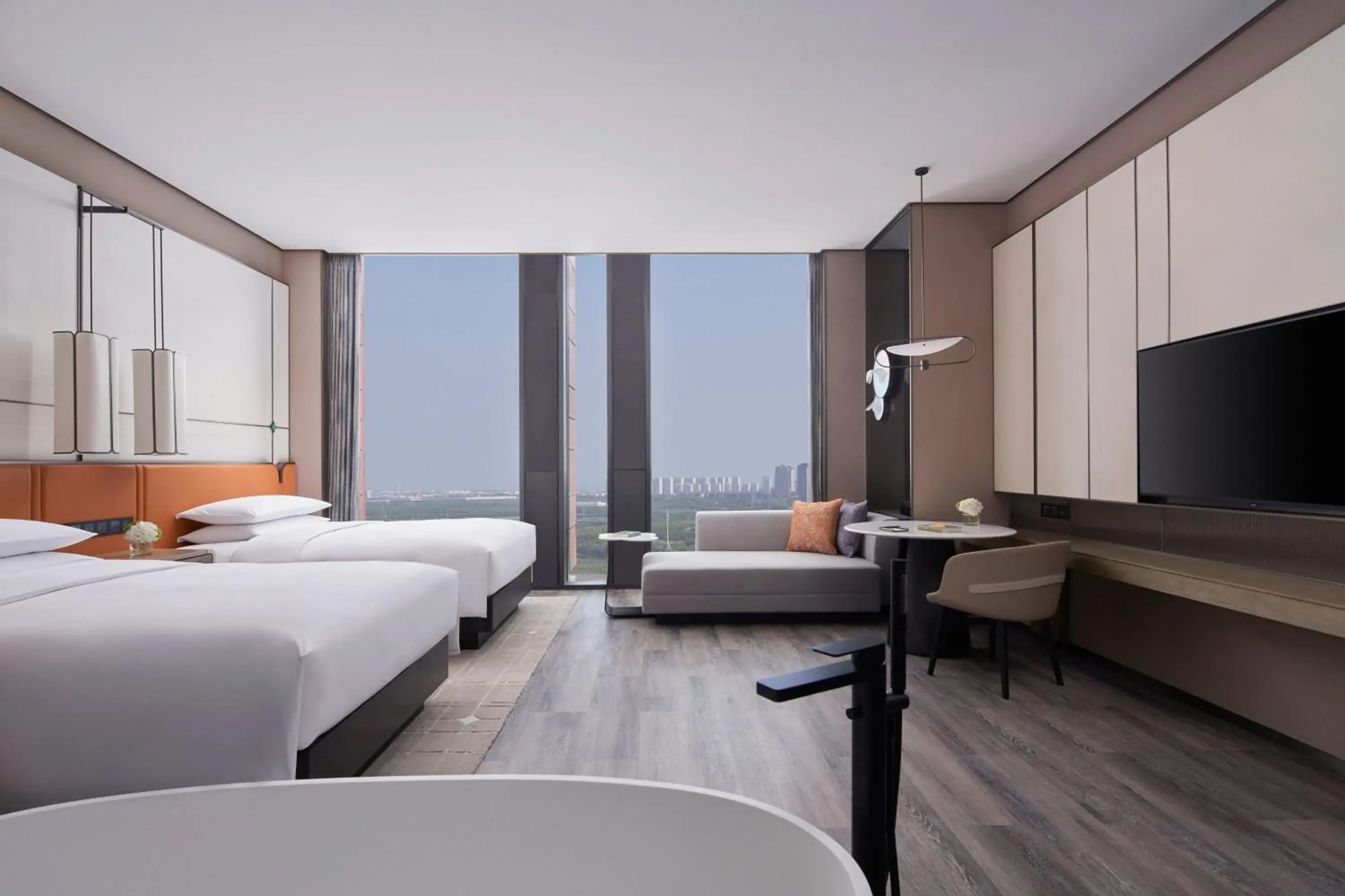 Bedroom in Tianjin Marriott Hotel National Convention and Exhibition Center