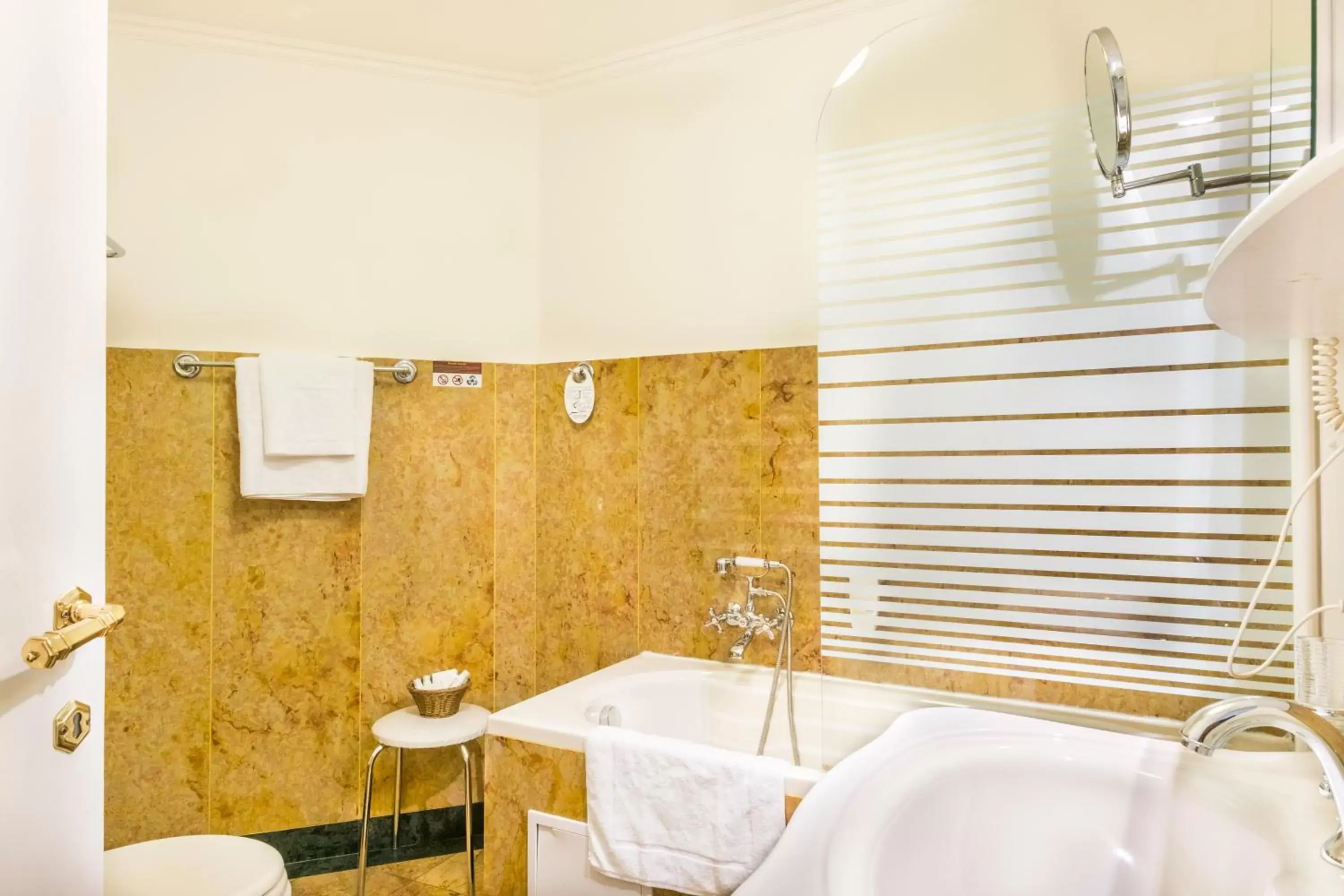 Bathroom in Charles Bridge Palace