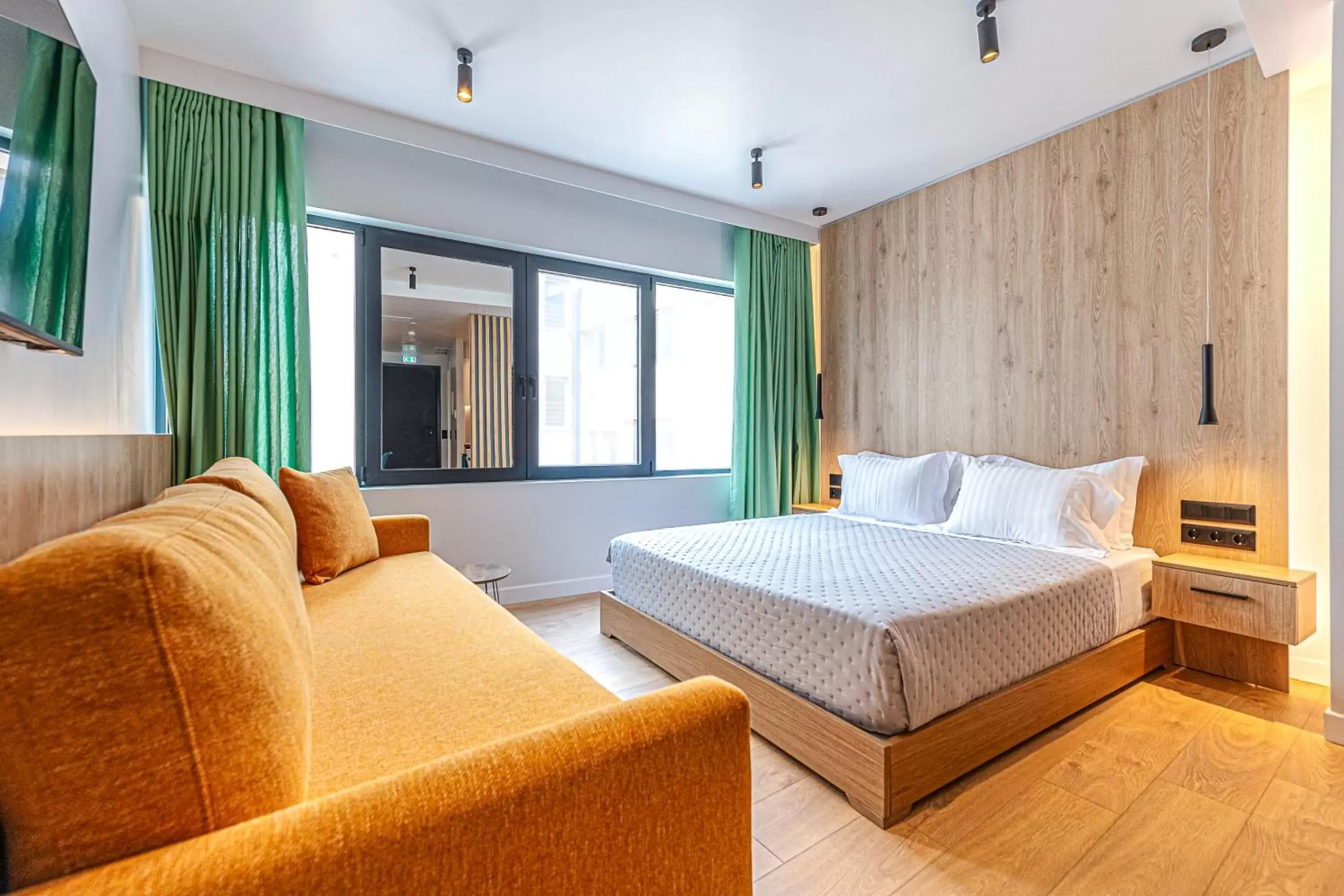 Bed in A&N Athens Luxury Apartments - Ermou