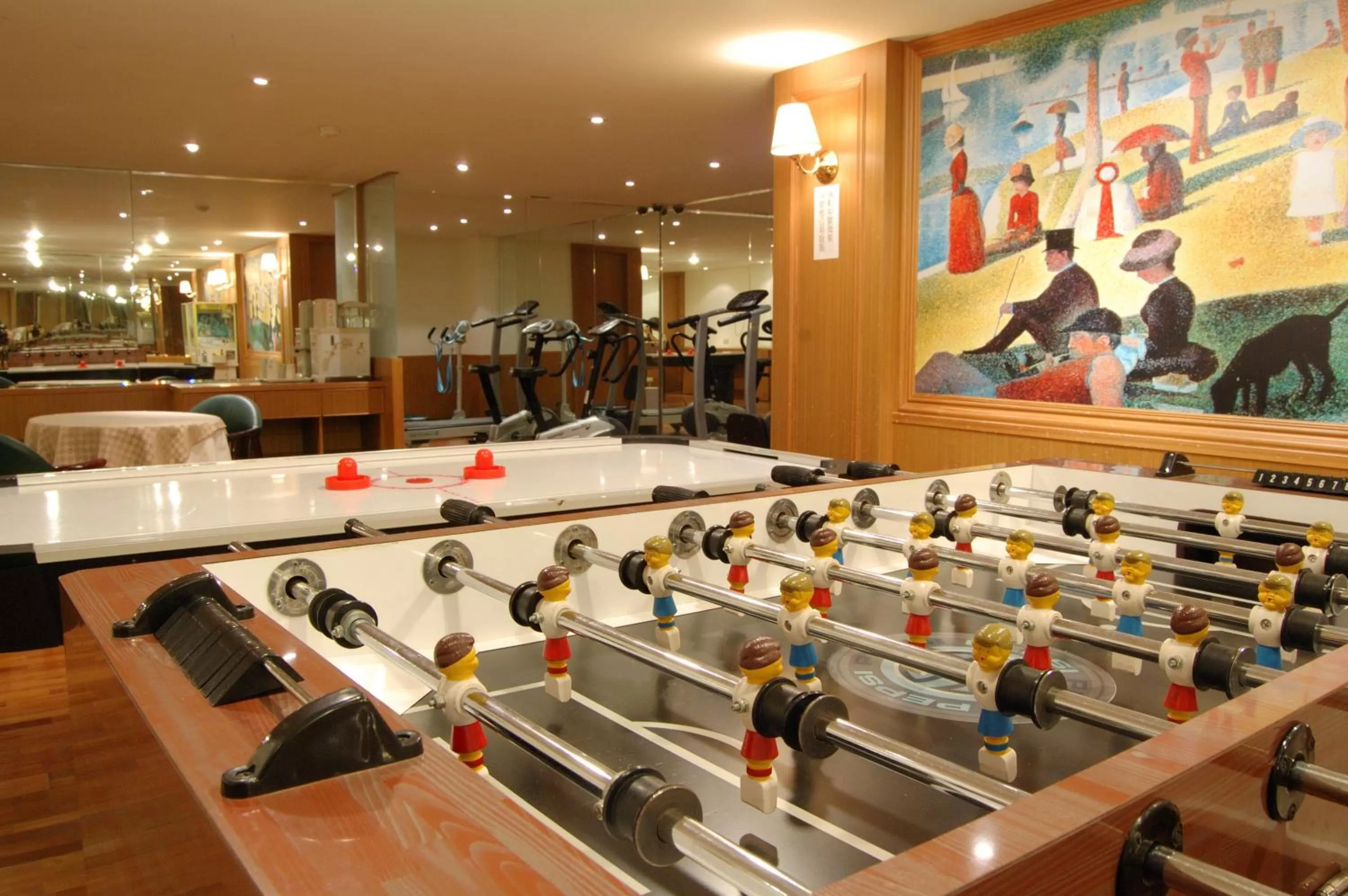 Fitness centre/facilities in Grand Boss Hotel