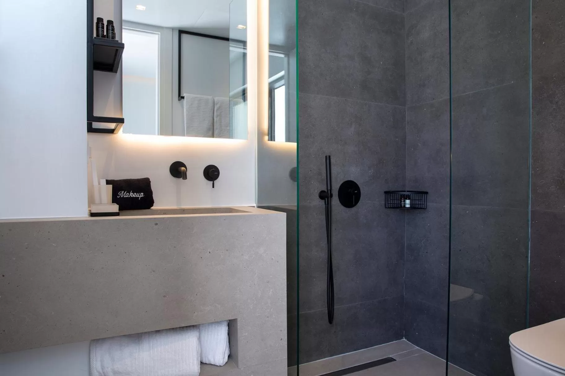 Bathroom in The Alex Monte Kastella, Santikos Collection