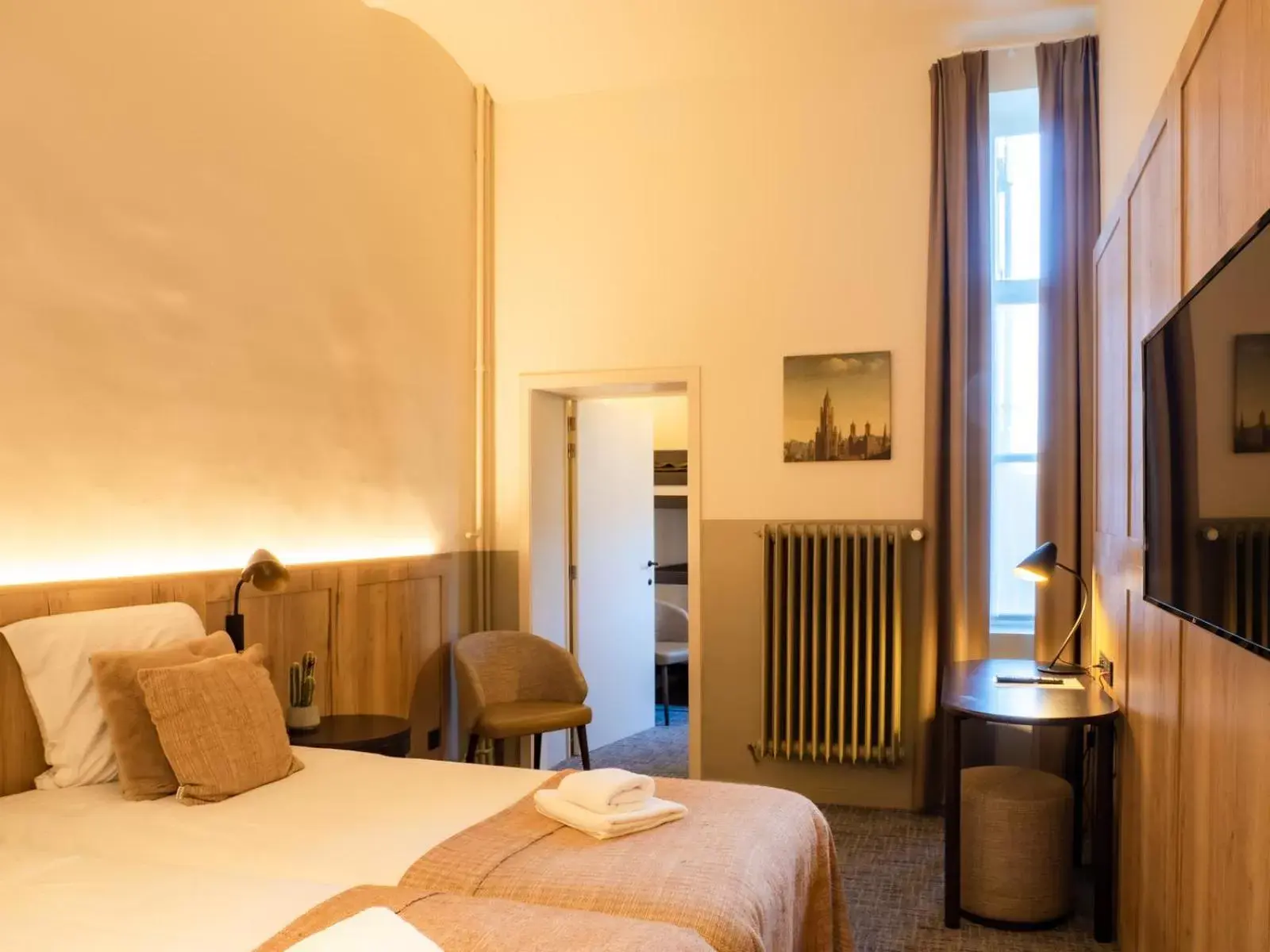 Bed in Hotel Monasterium PoortAckere