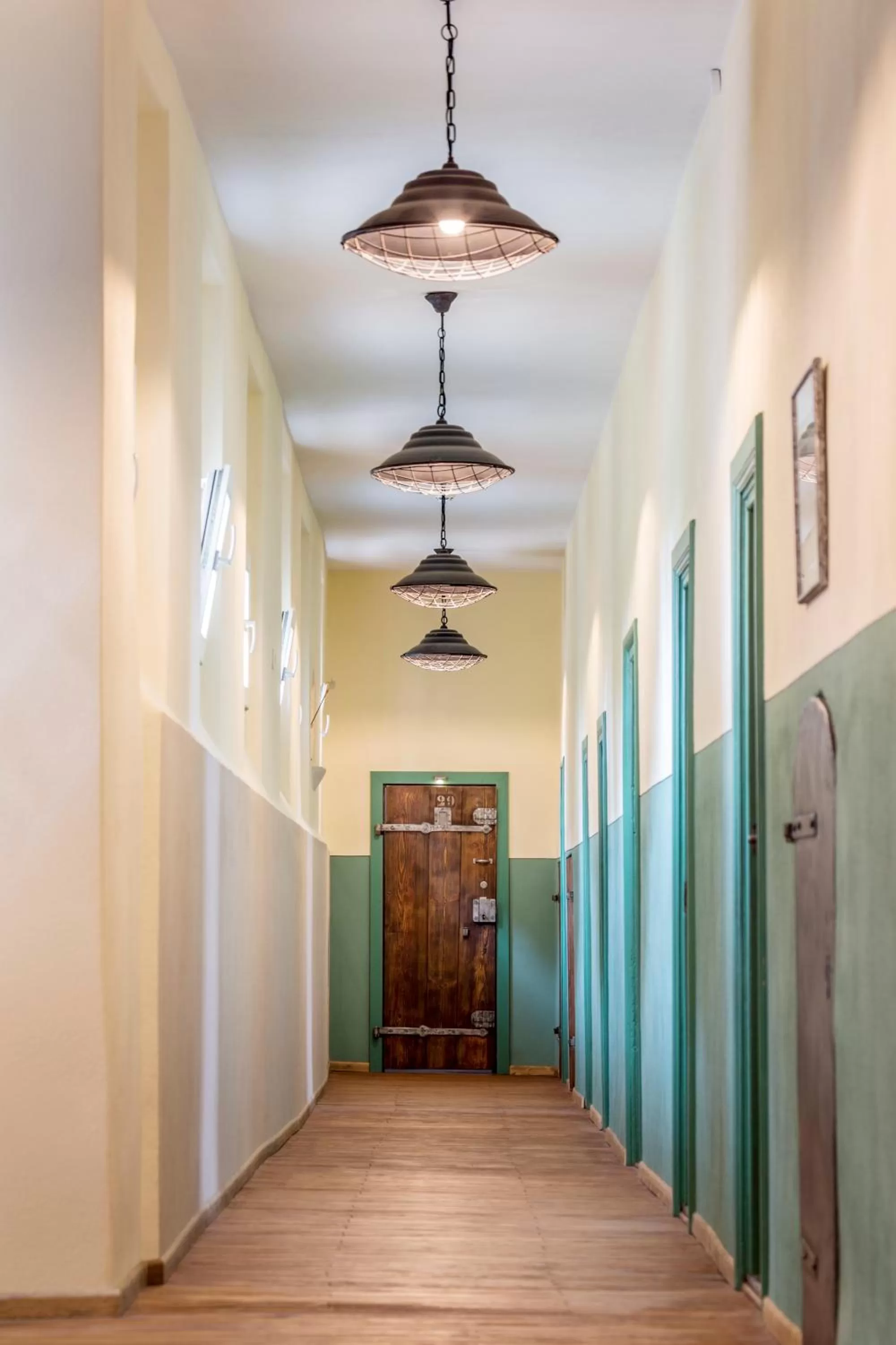 Decorative detail in Knast-Hotel Fronfeste