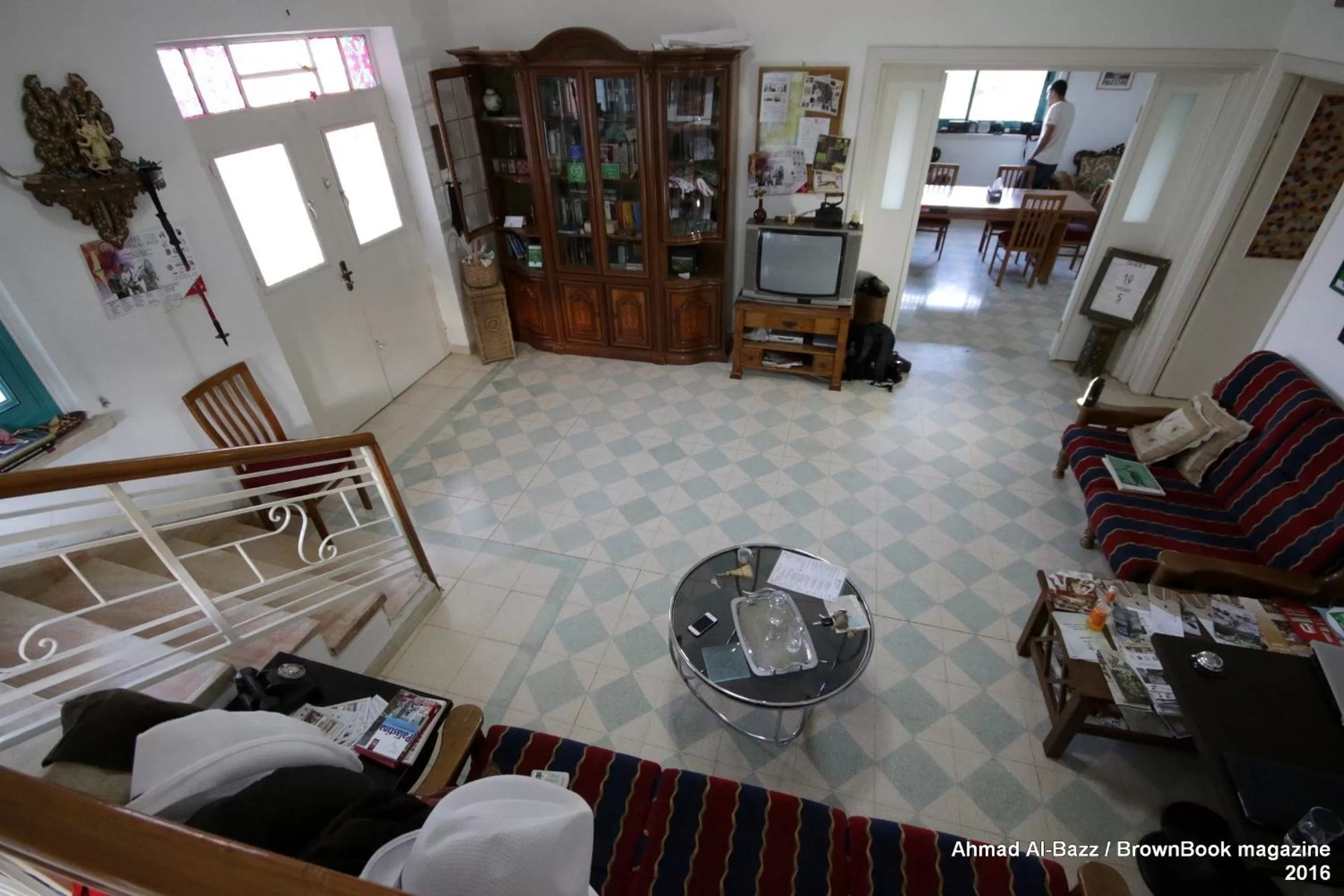 Communal lounge/ TV room, Bed in Auberg-Inn Guesthouse
