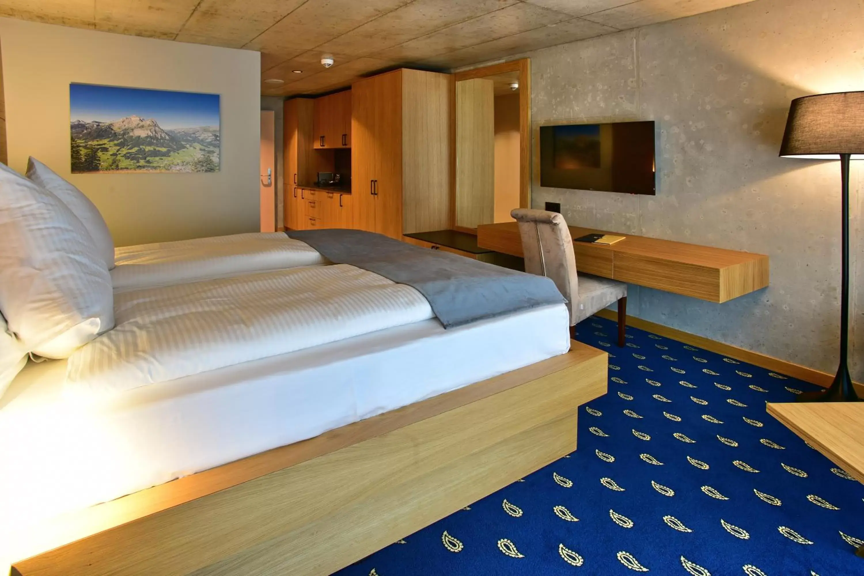Bed in City Hotel Glarnerland