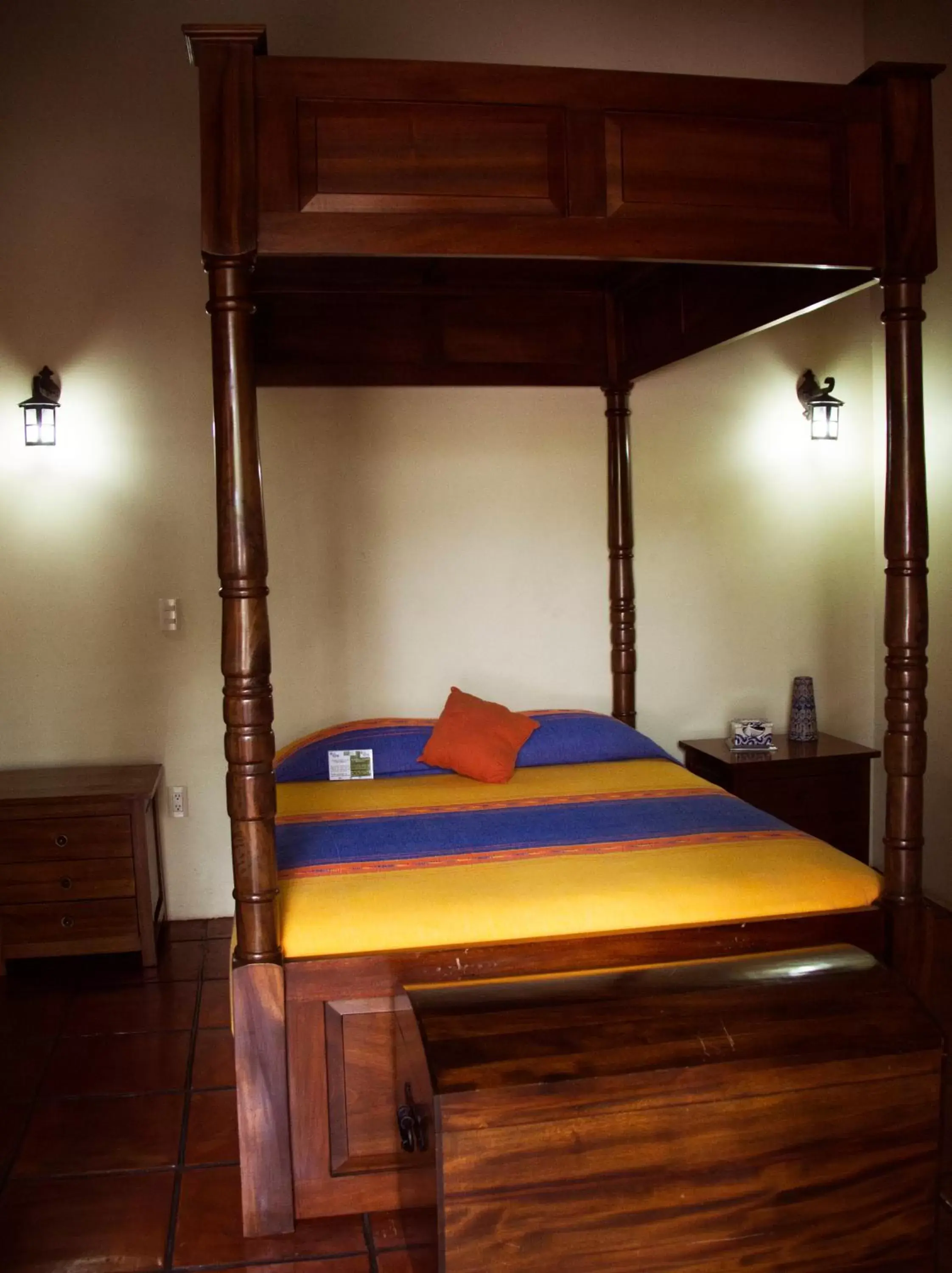 Bed in Hotel Boutique Hacienda del Gobernador