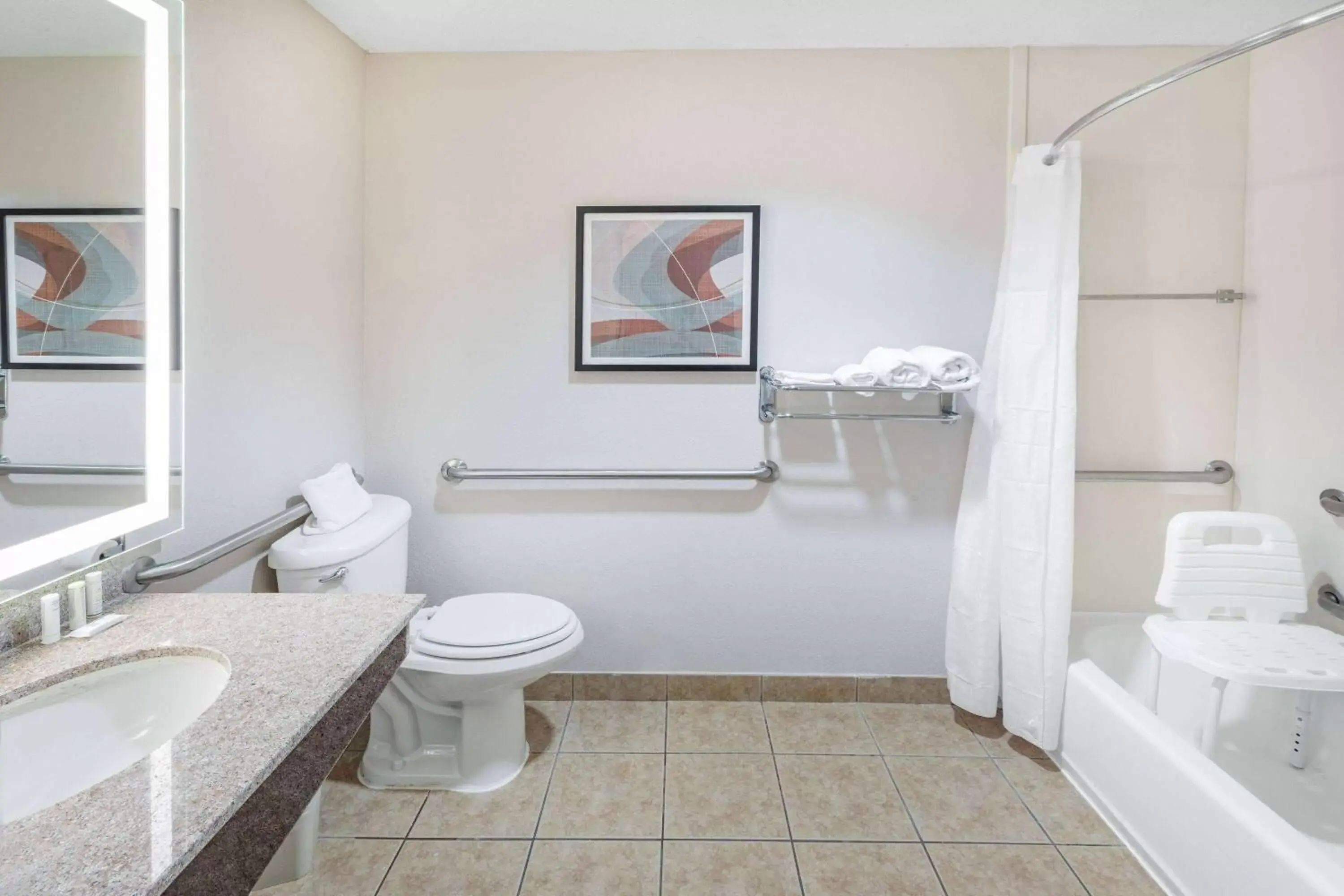 Bathroom in Wingate by Wyndham Houston Bush Intercontinental Airport