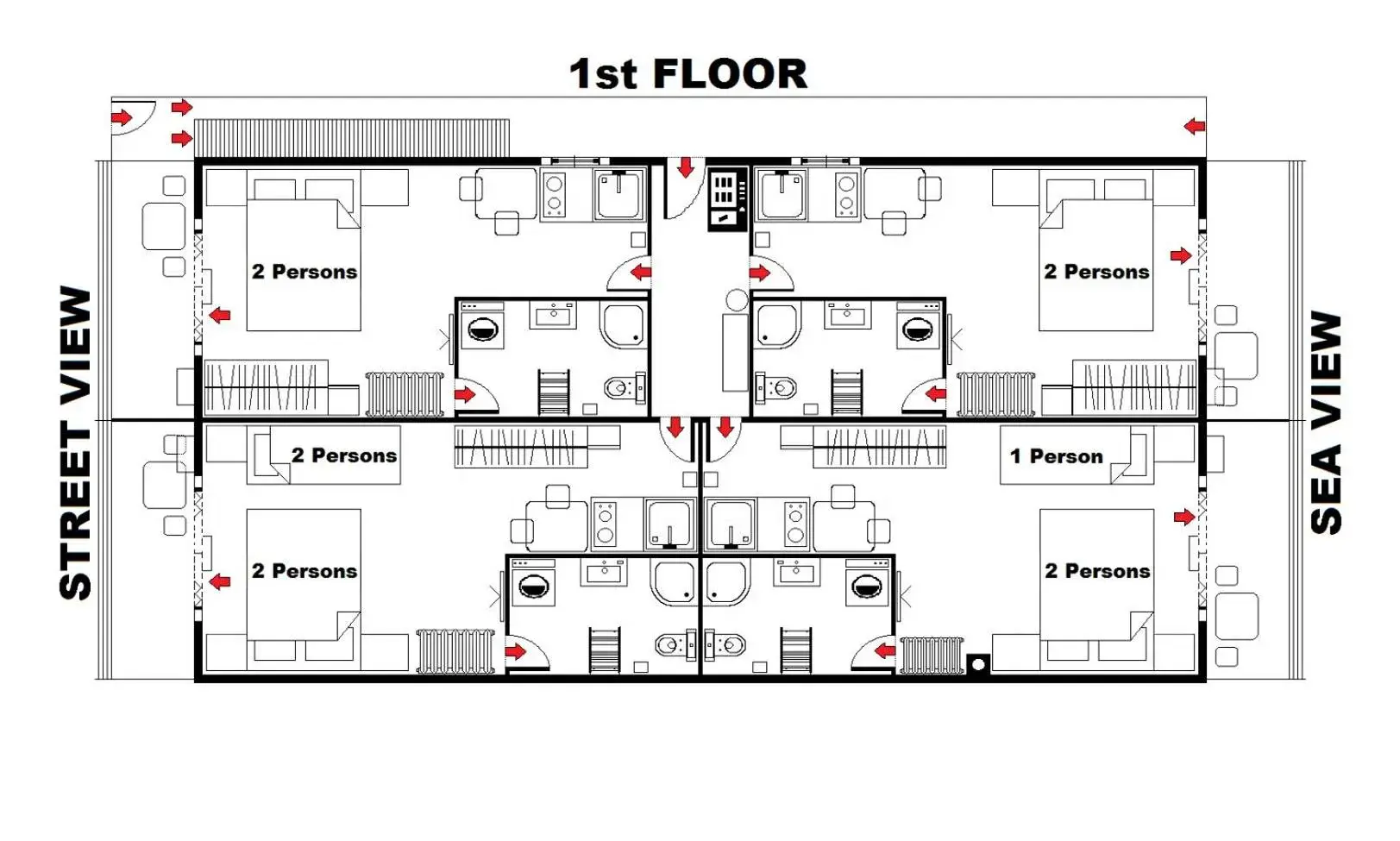 Floor Plan in D&D Apartments