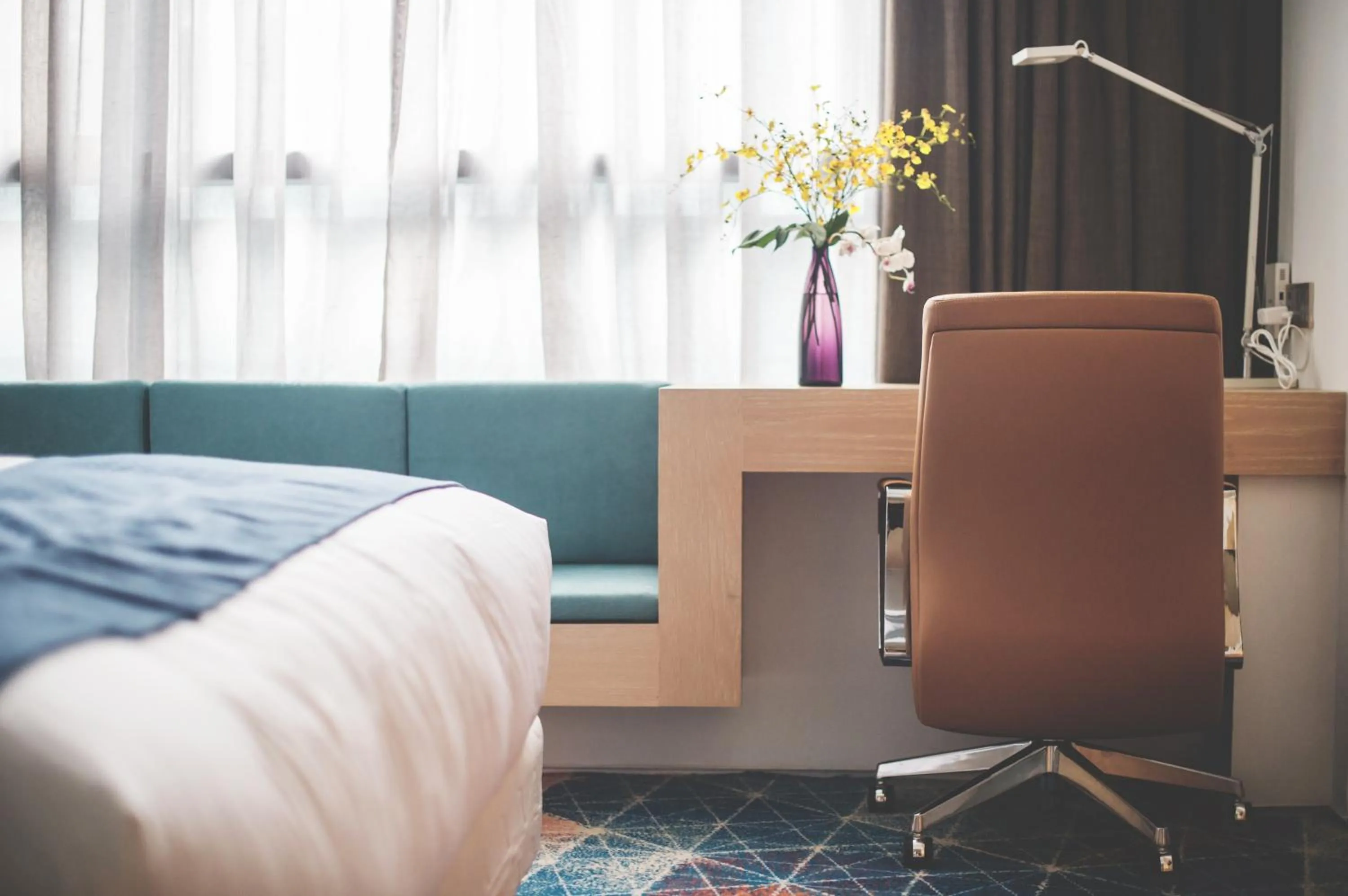 Bedroom, Bed in Holiday Inn Express Shanghai Songjiang Fangta by IHG