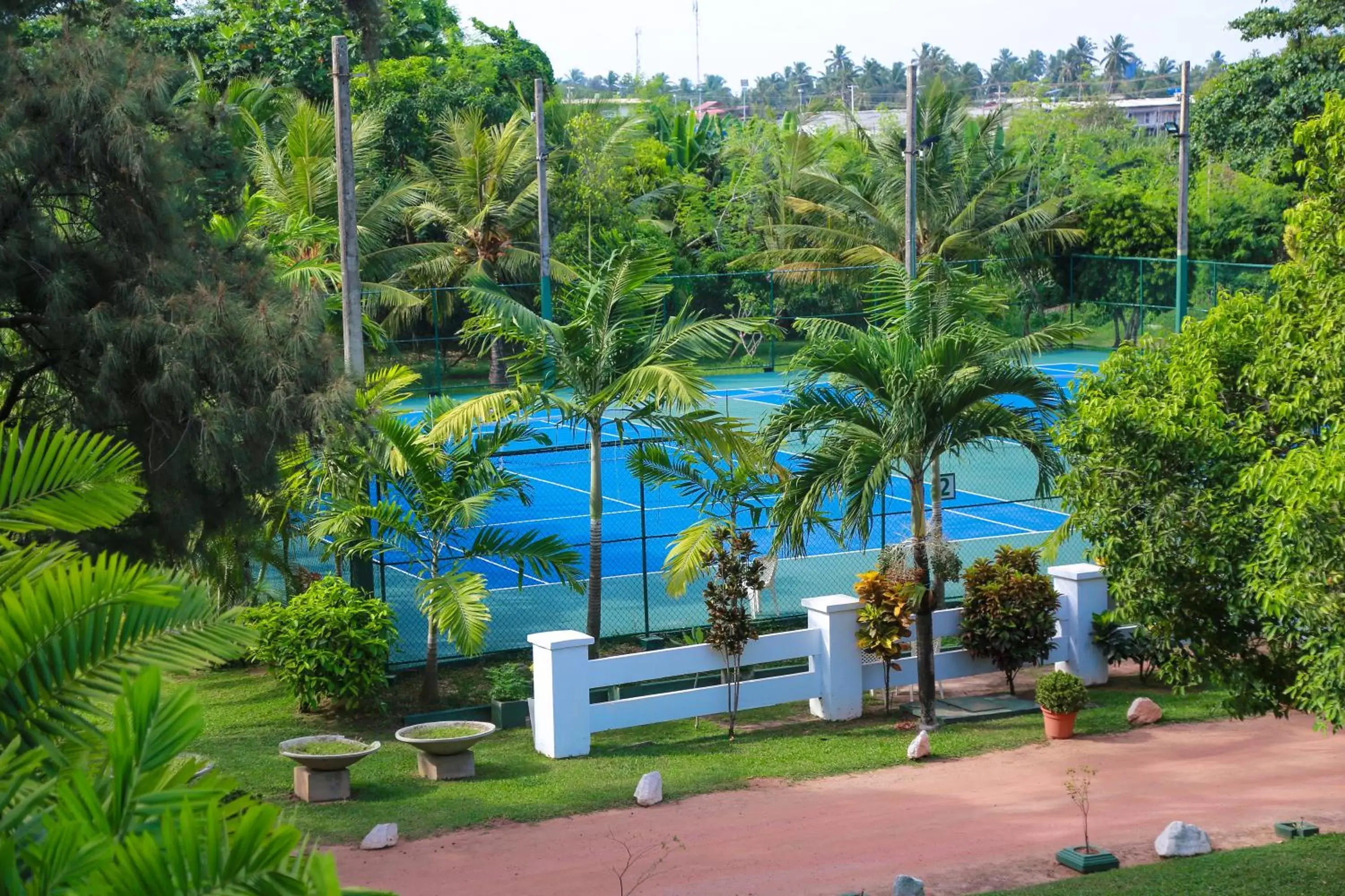 Tennis court, Pool View in Pegasus Reef Hotel