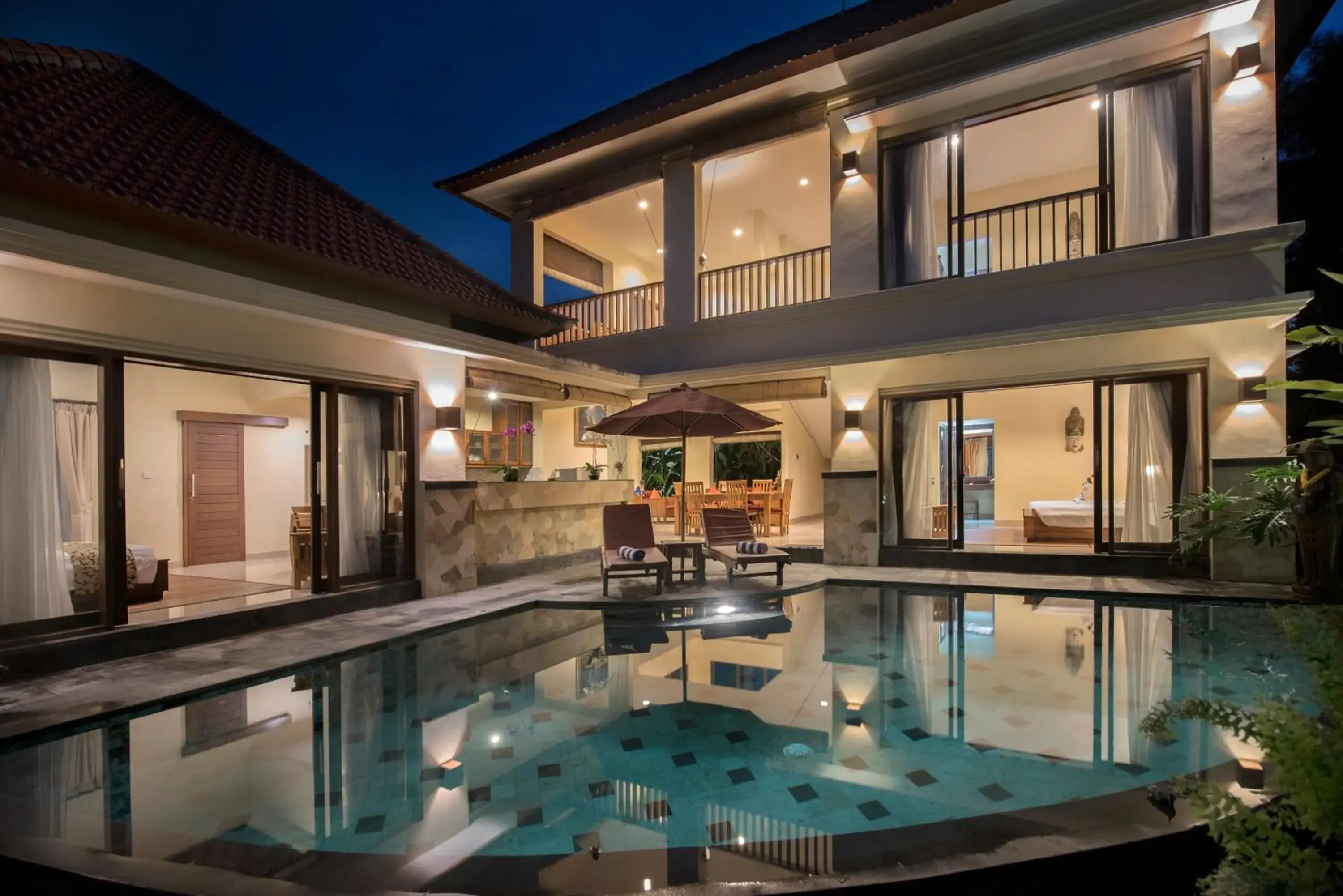 Property building, Swimming Pool in Kadiga Villas Ubud