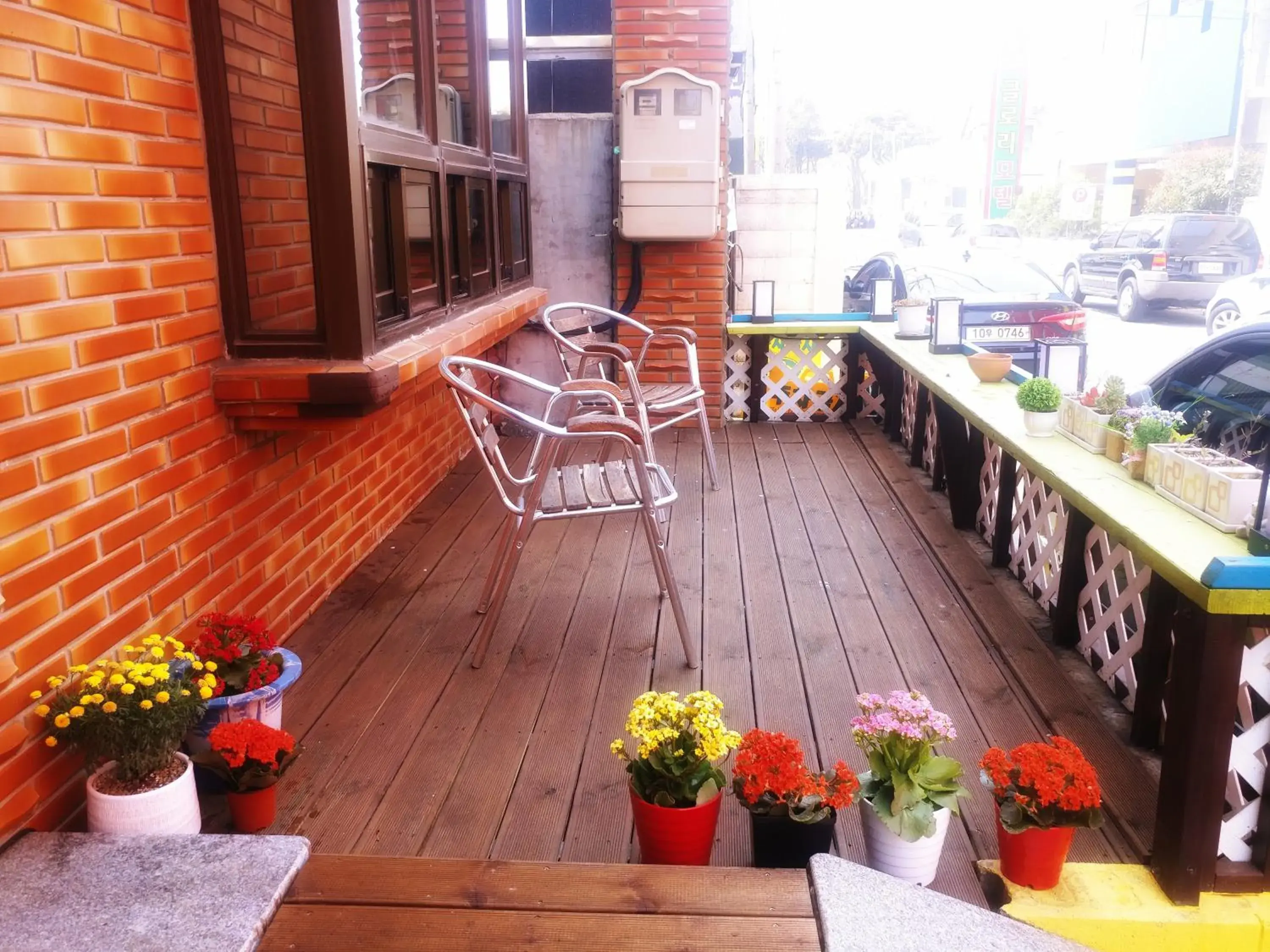 Property building, Balcony/Terrace in Masil Guesthouse Jeju