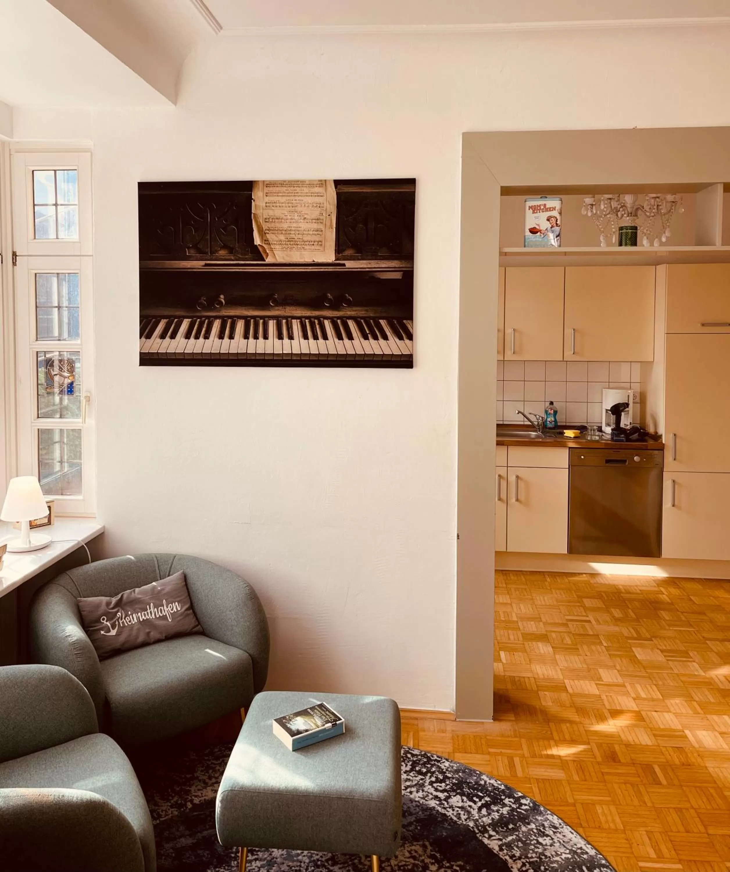 Seating area in Stadthotel-Garni Smutje