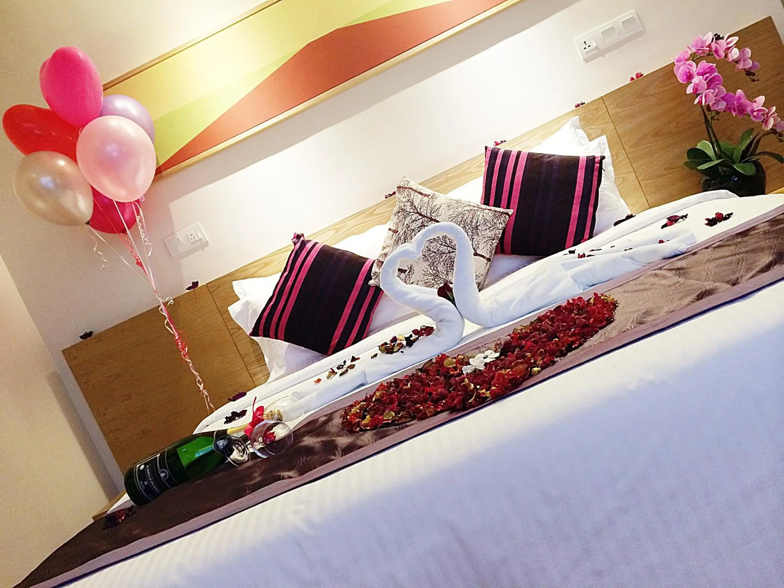 Bedroom, Bed in de King Boutique Hotel KLCC