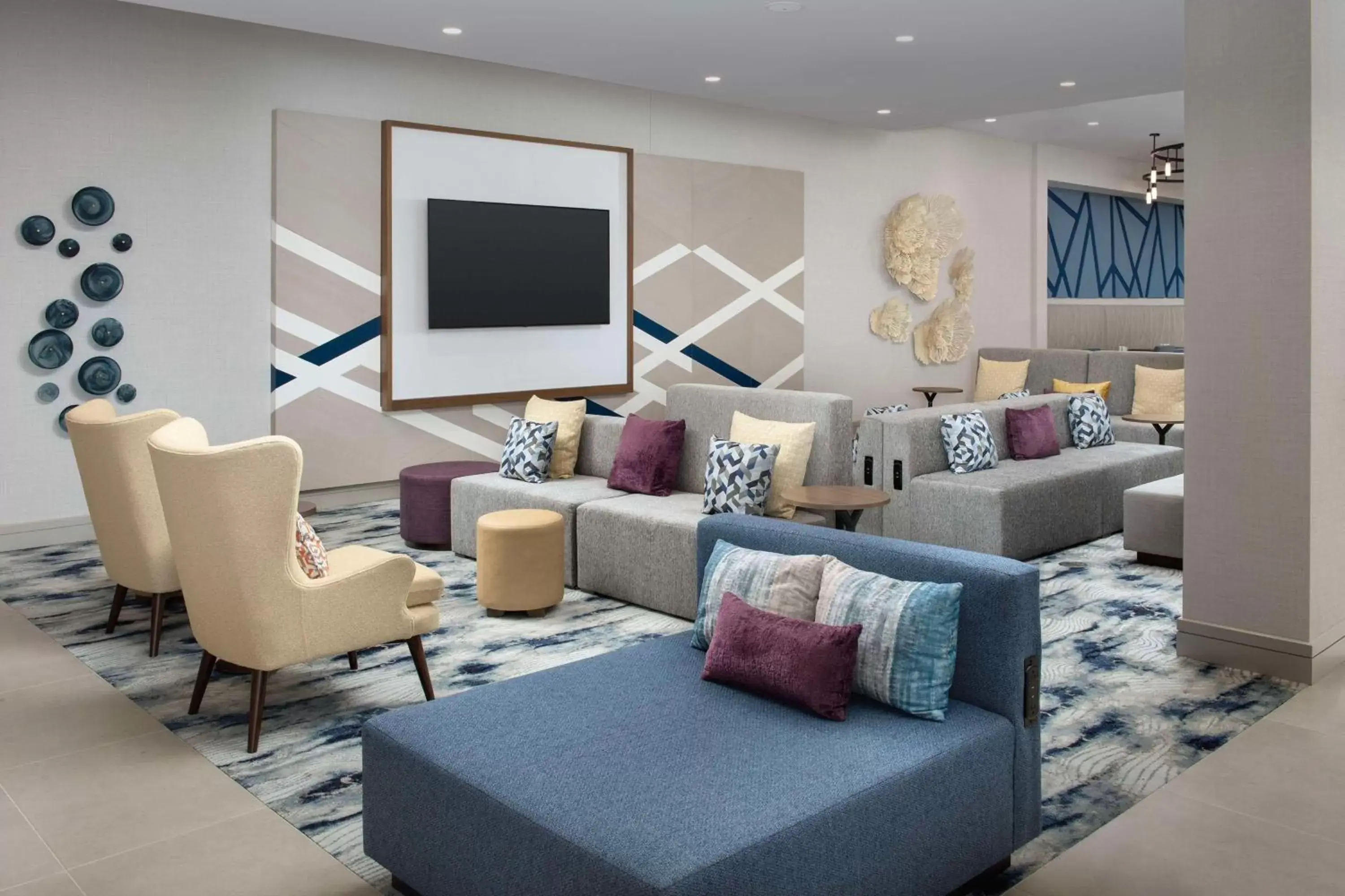 Lobby or reception, Seating Area in Hilton Garden Inn Pensacola Downtown