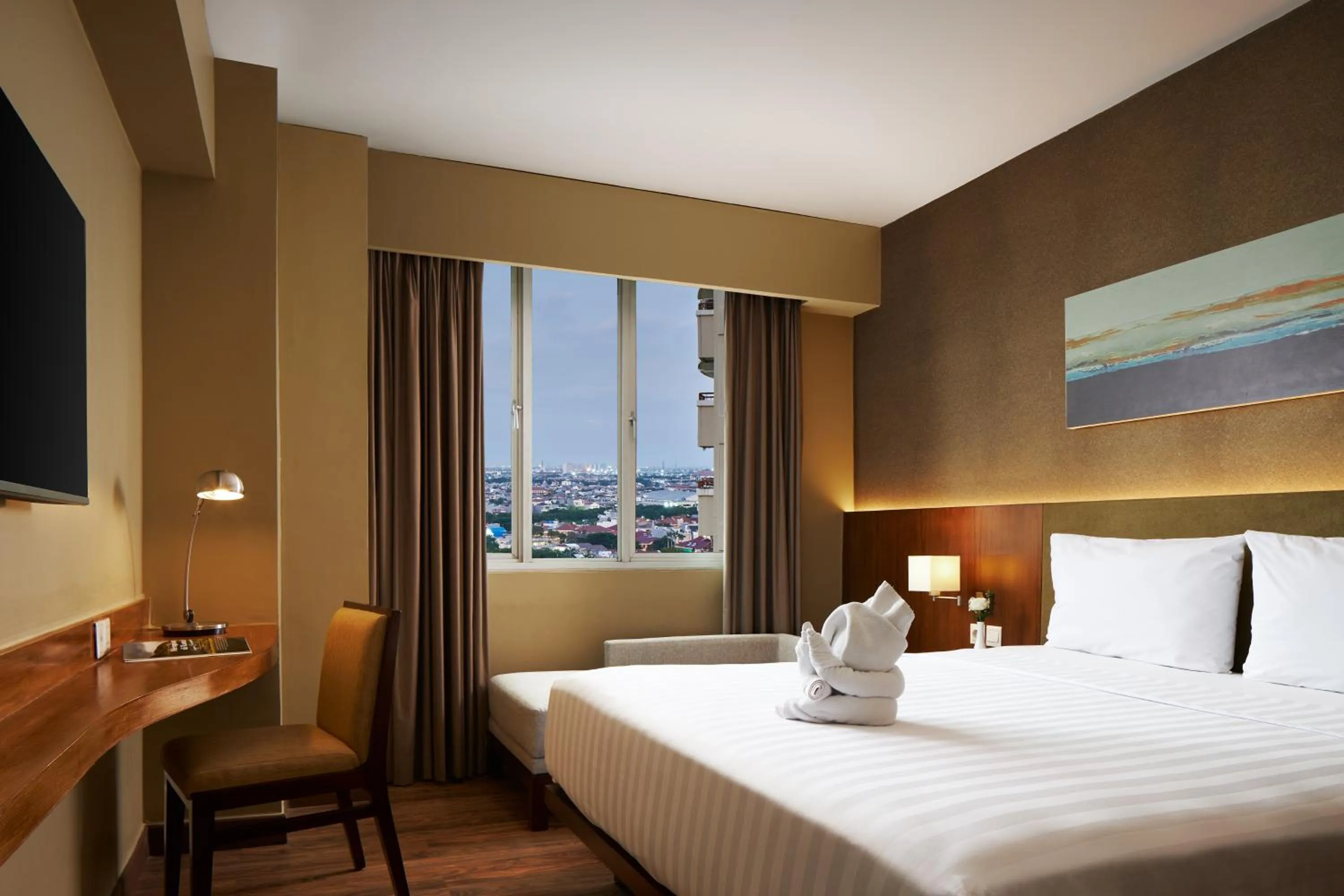 Bed in eL Hotel Jakarta