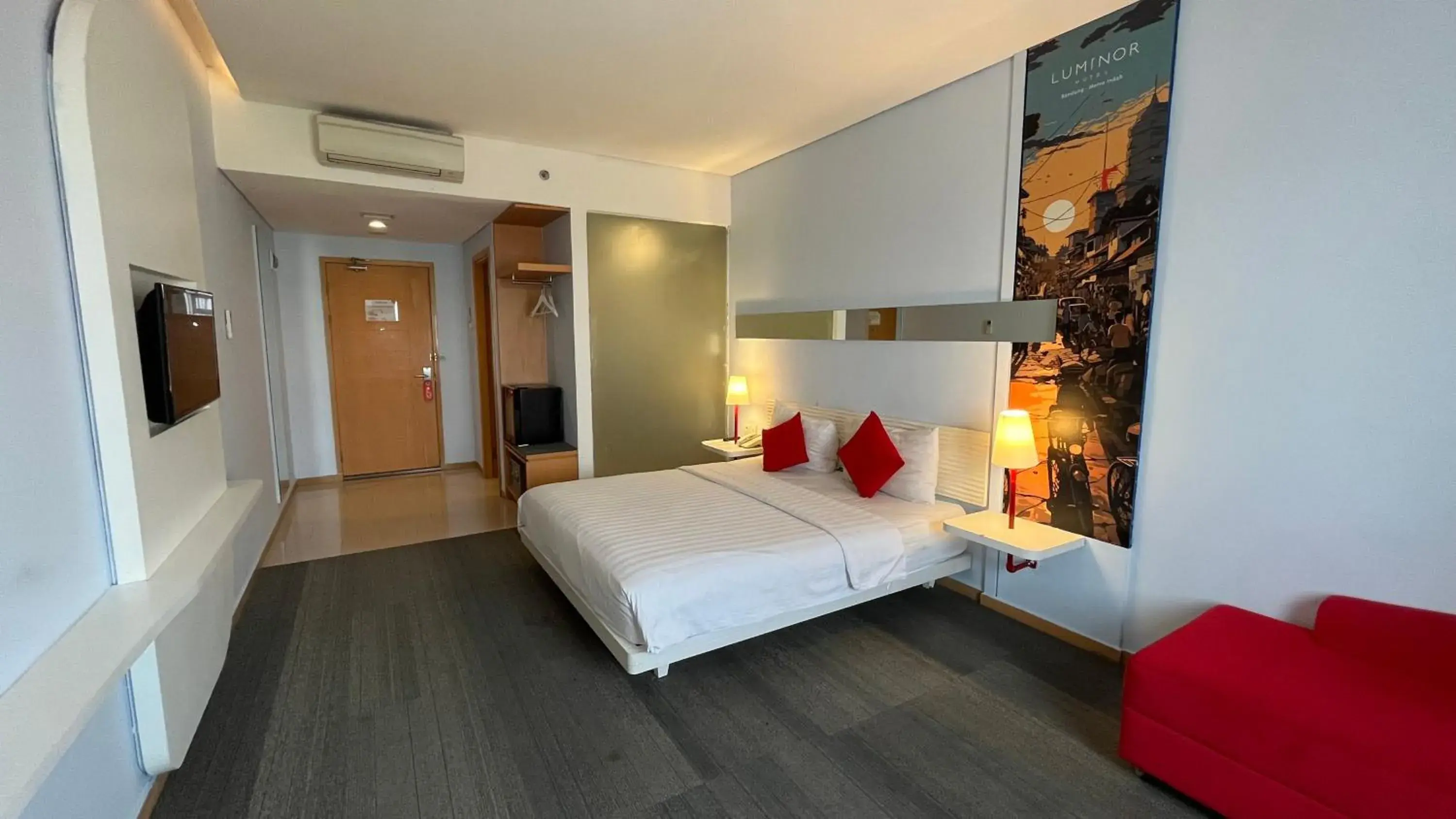 Bed in Luminor Hotel Metro Indah - Bandung by WH