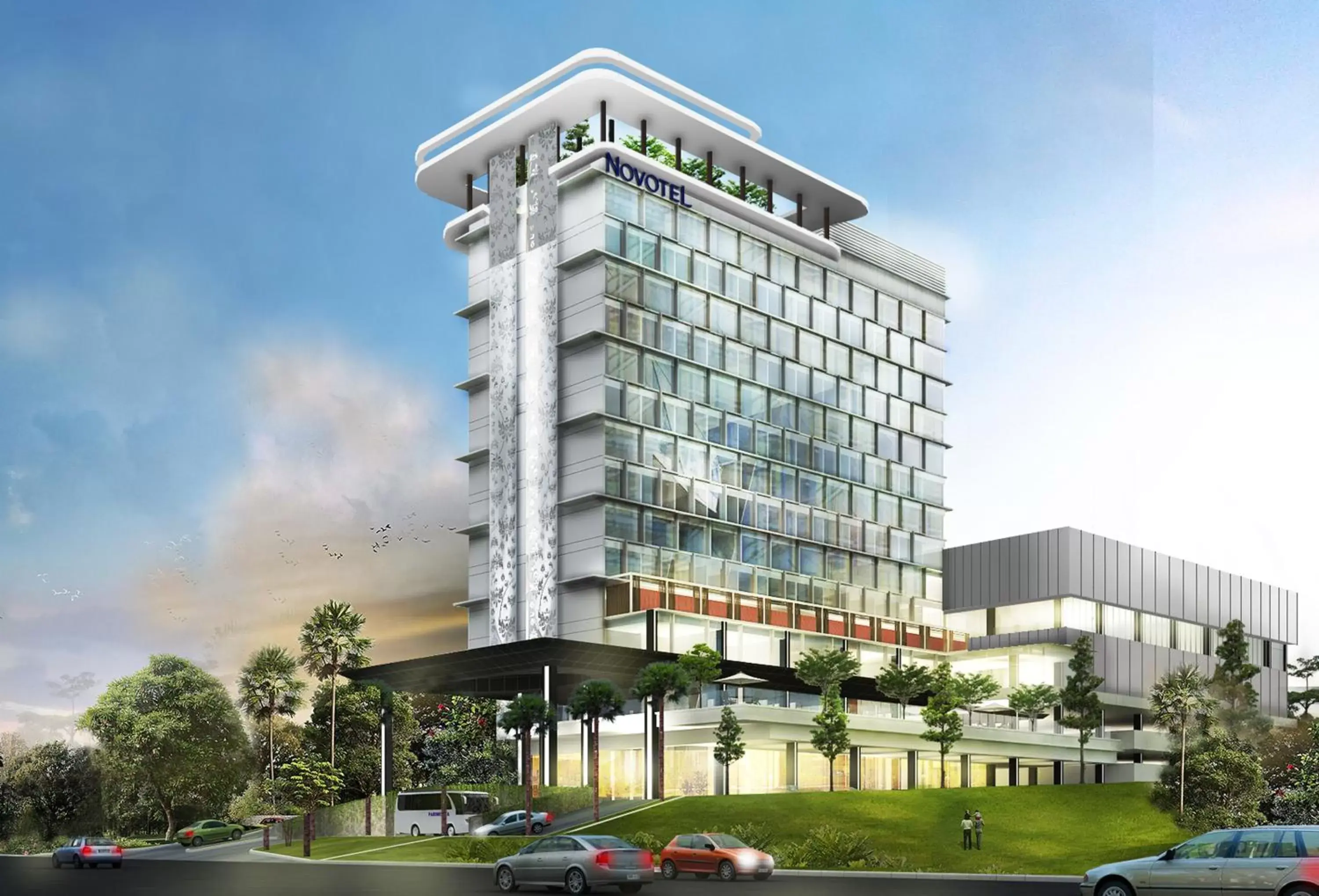 Property building, Garden in Novotel Pekanbaru