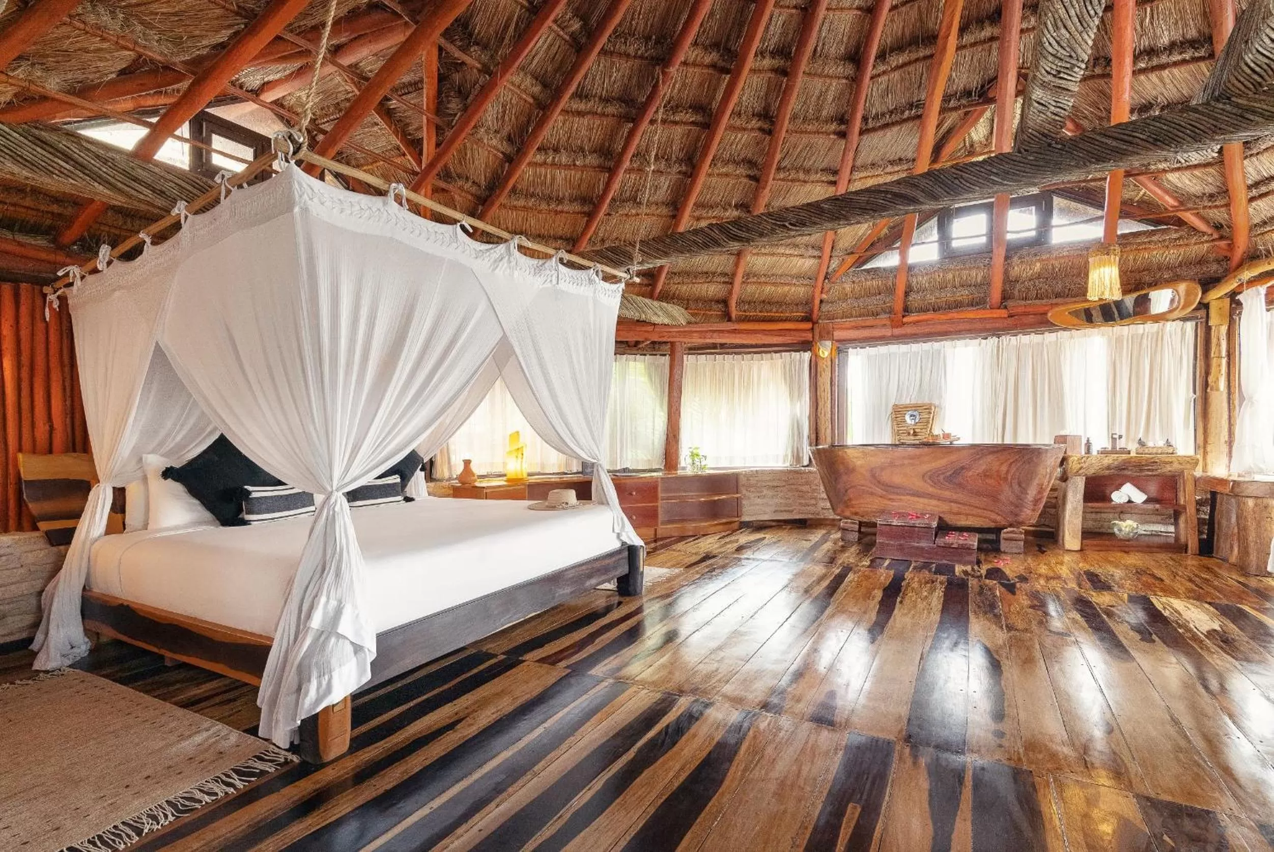 Bed in Kanan Tulum Hotel & Spa Adults Only Playground