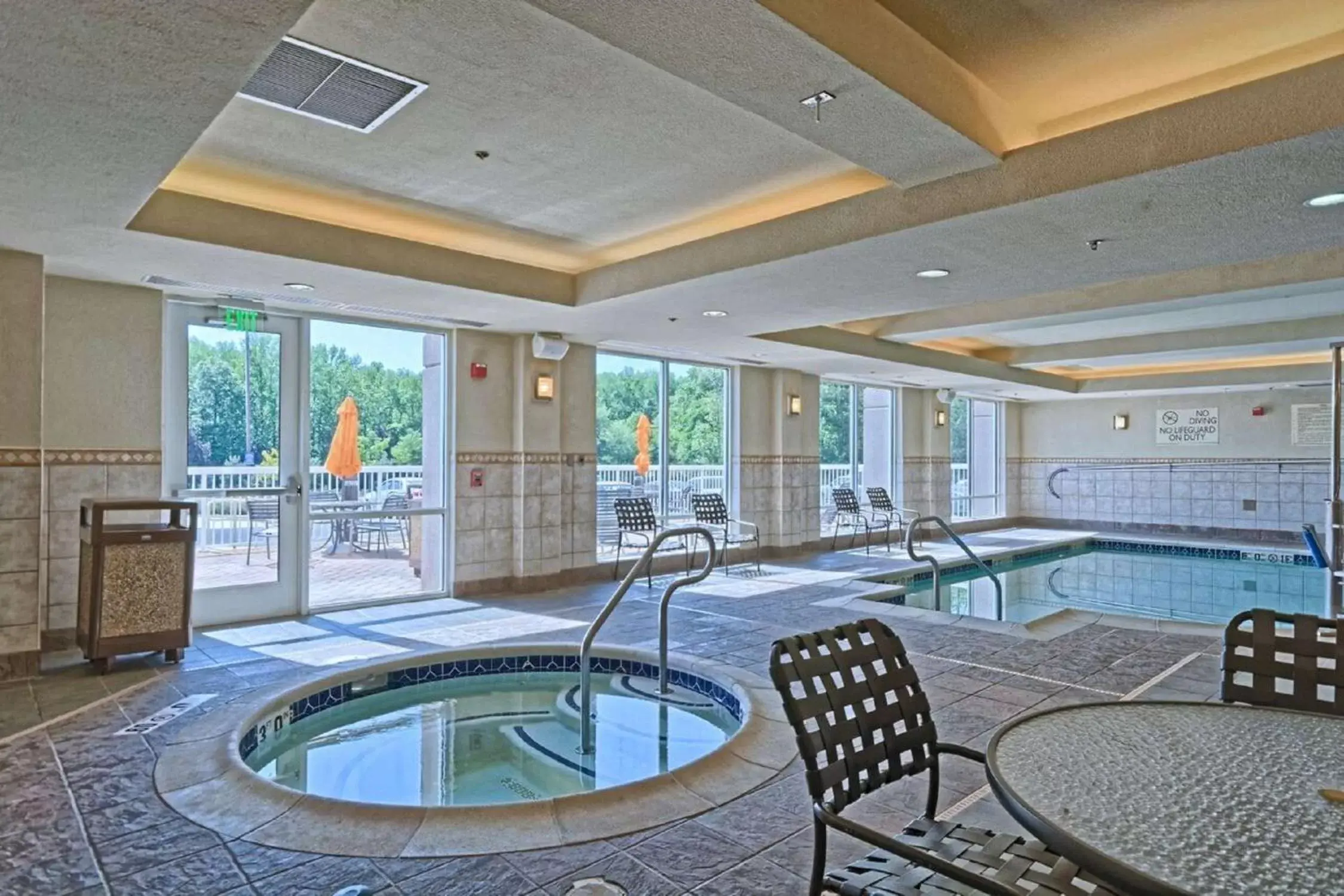 Pool view in Hilton Garden Inn by Hilton Mount Laurel Pool view in Hilton Garden Inn by Hilton Mount Laurel
