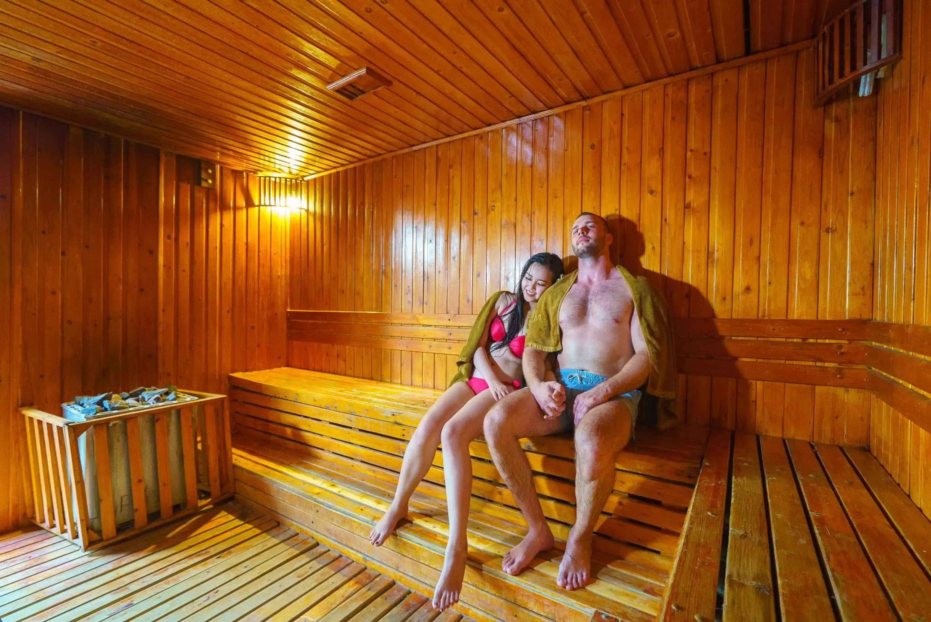 Sauna in Galina Hotel & Spa