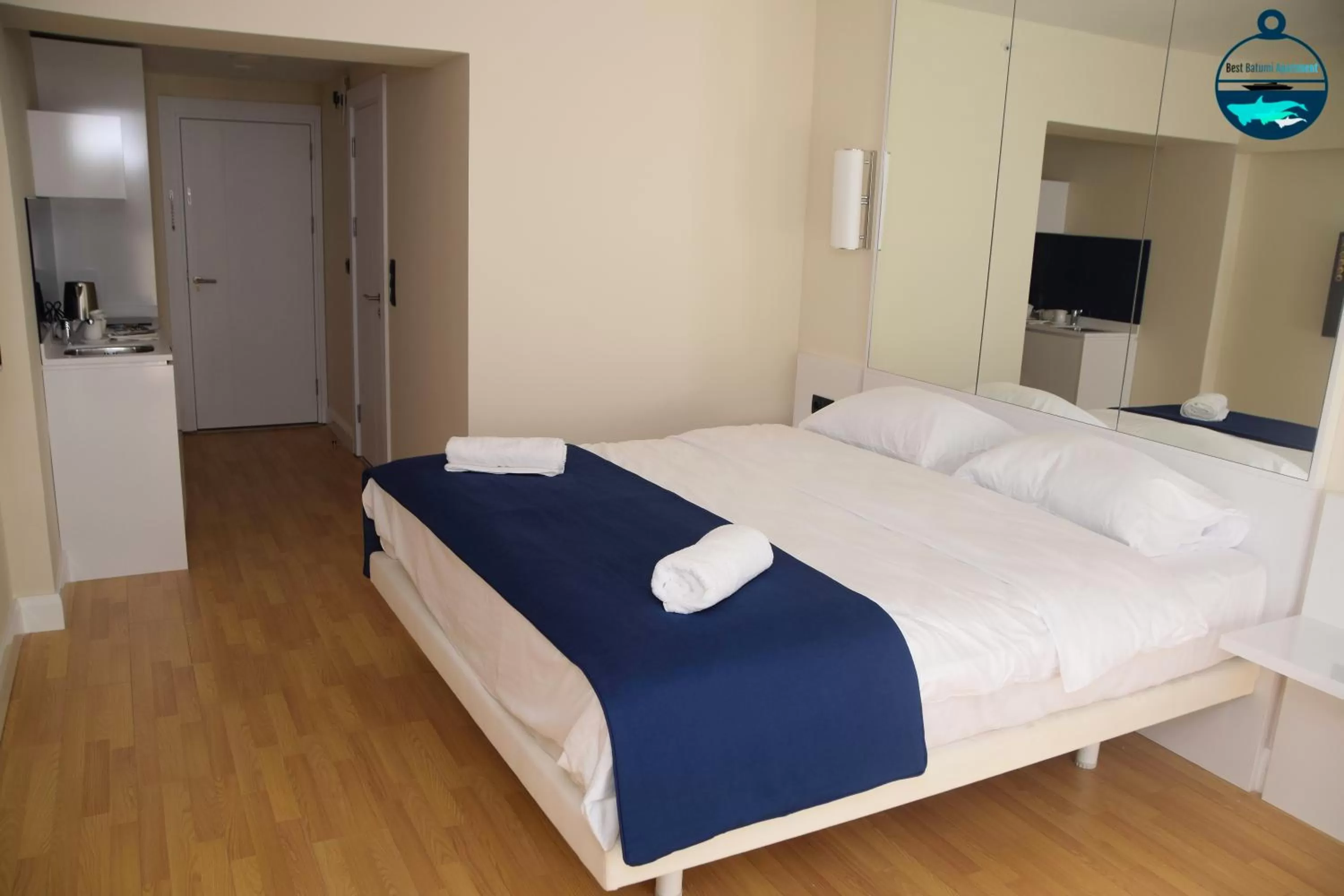 Bed in Best Batumi Apartments