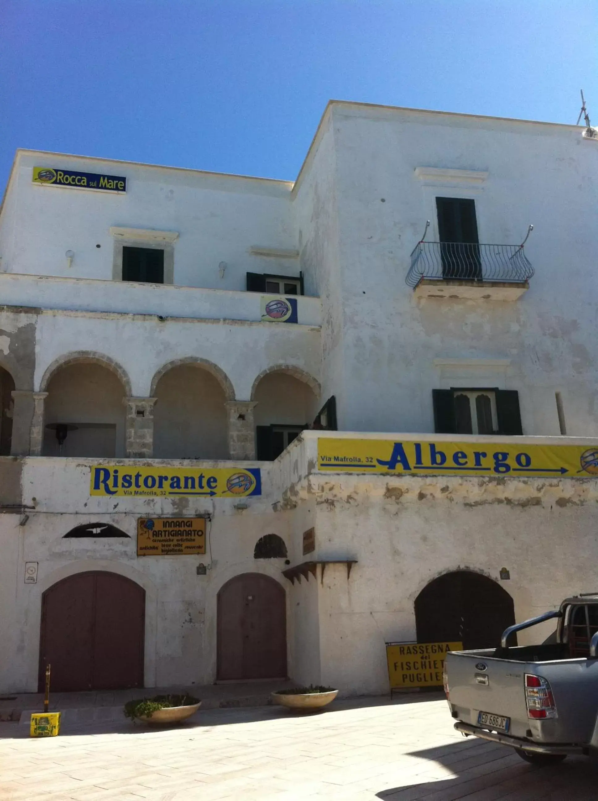 Facade/entrance, Property Building in Rocca Sul Mare Hotel