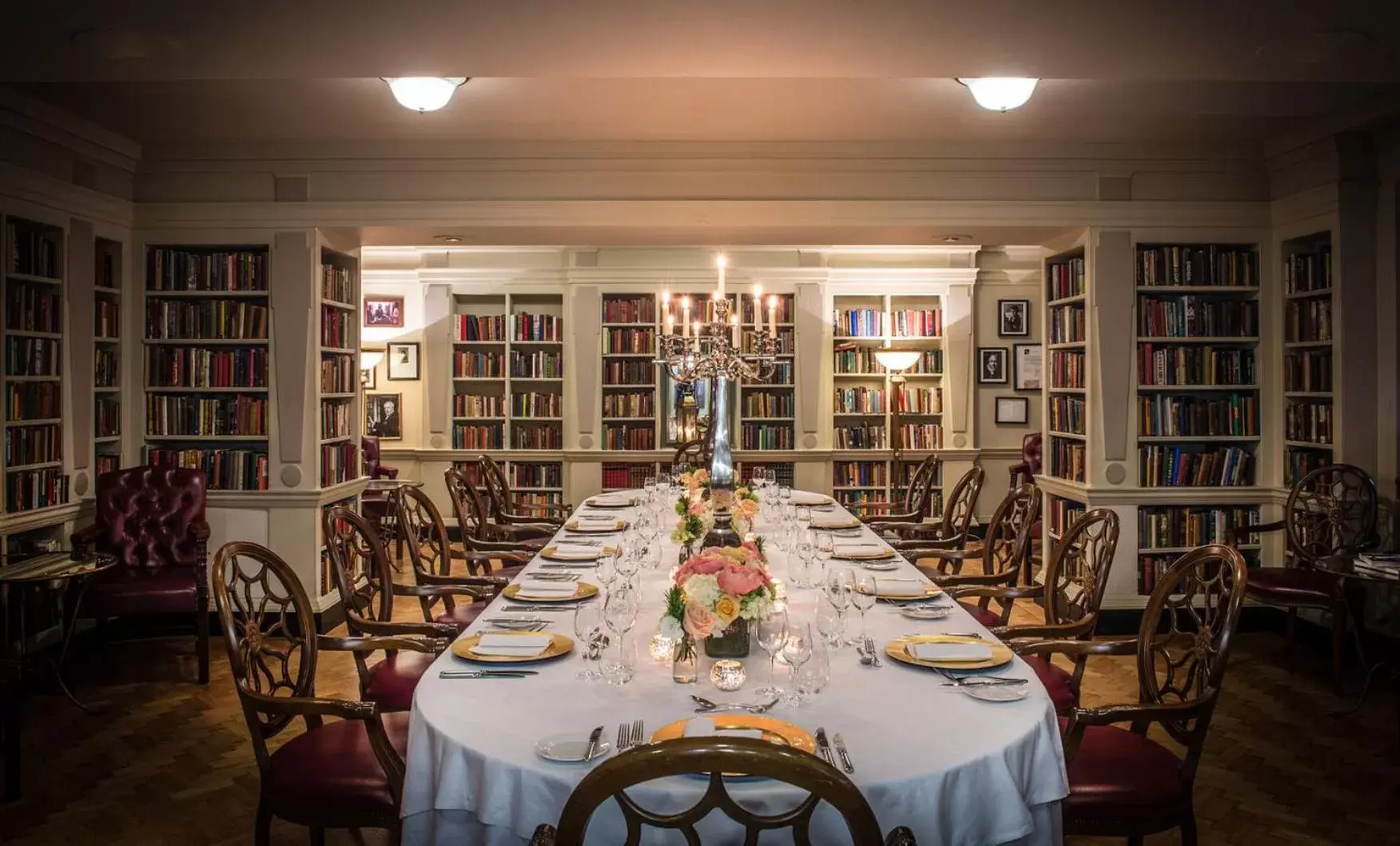 Photo of the whole room, Library in The Bloomsbury Hotel