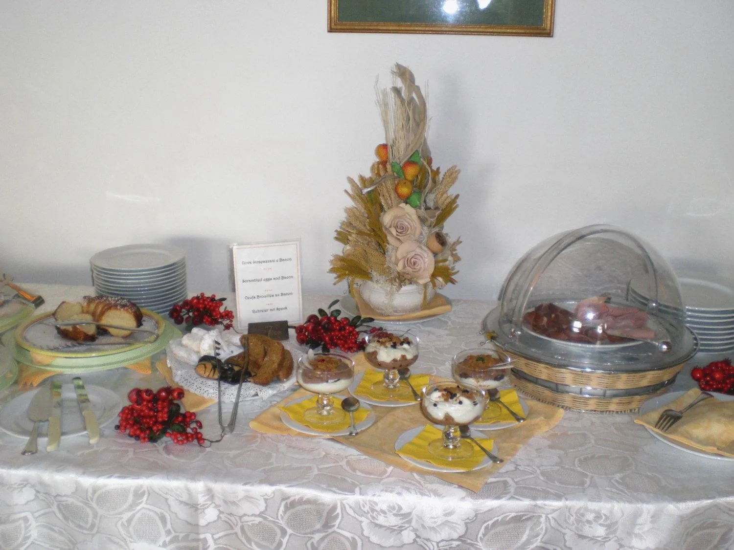 Food in Hotel Villa Sirina