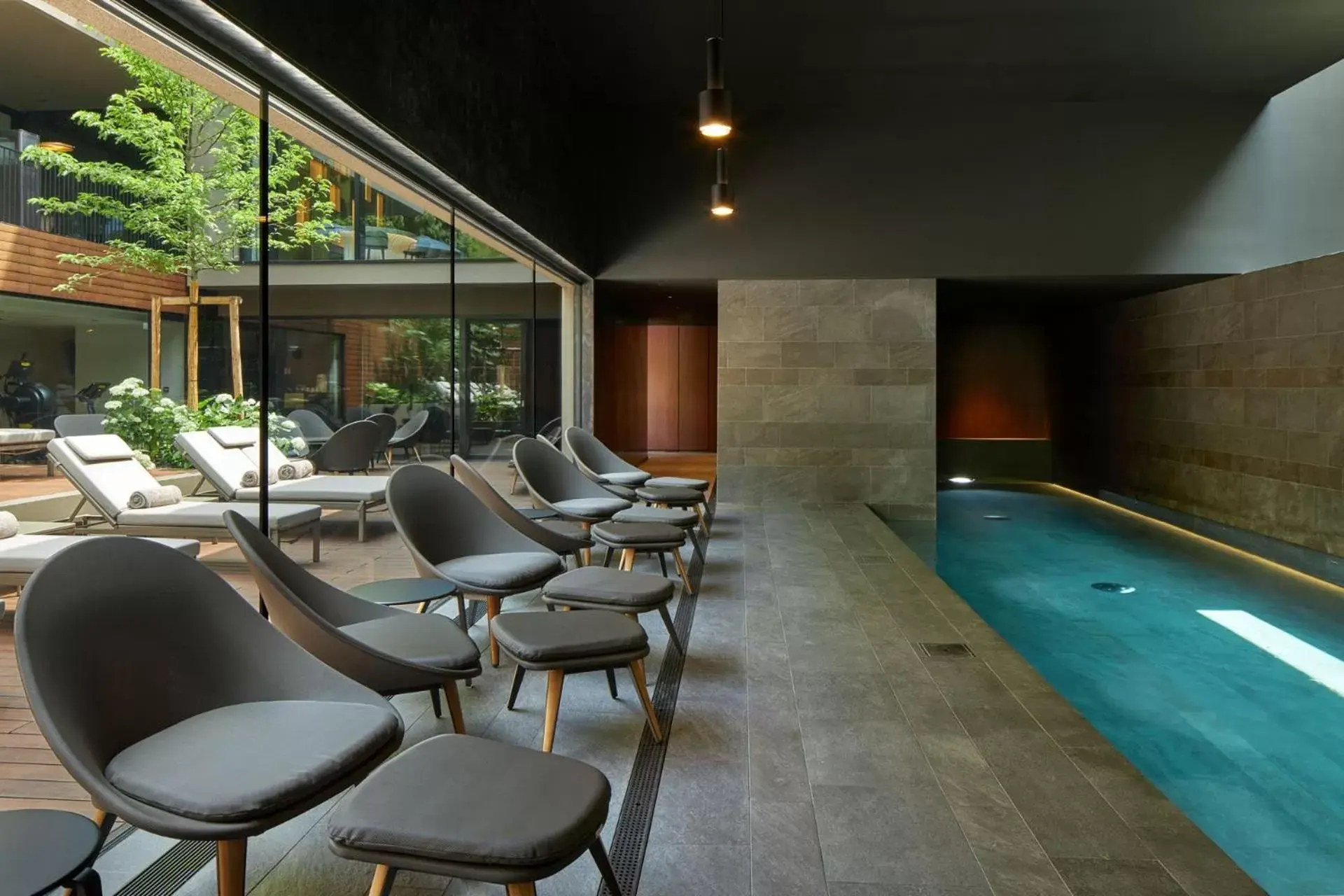 Solarium, Swimming Pool in L'Esquisse Hotel & Spa Colmar - Mgallery