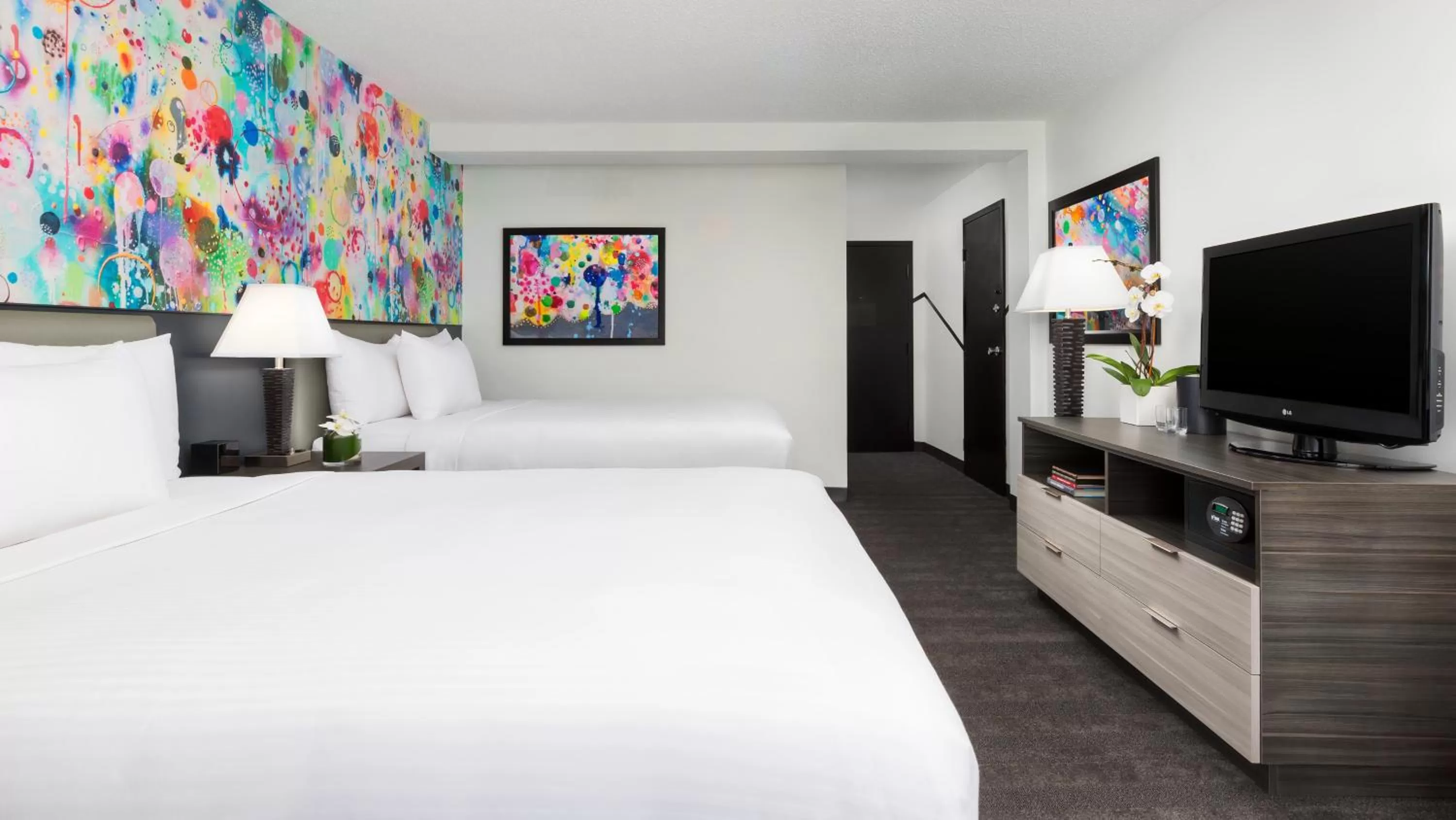 Bed in Studio Allston Hotel Boston