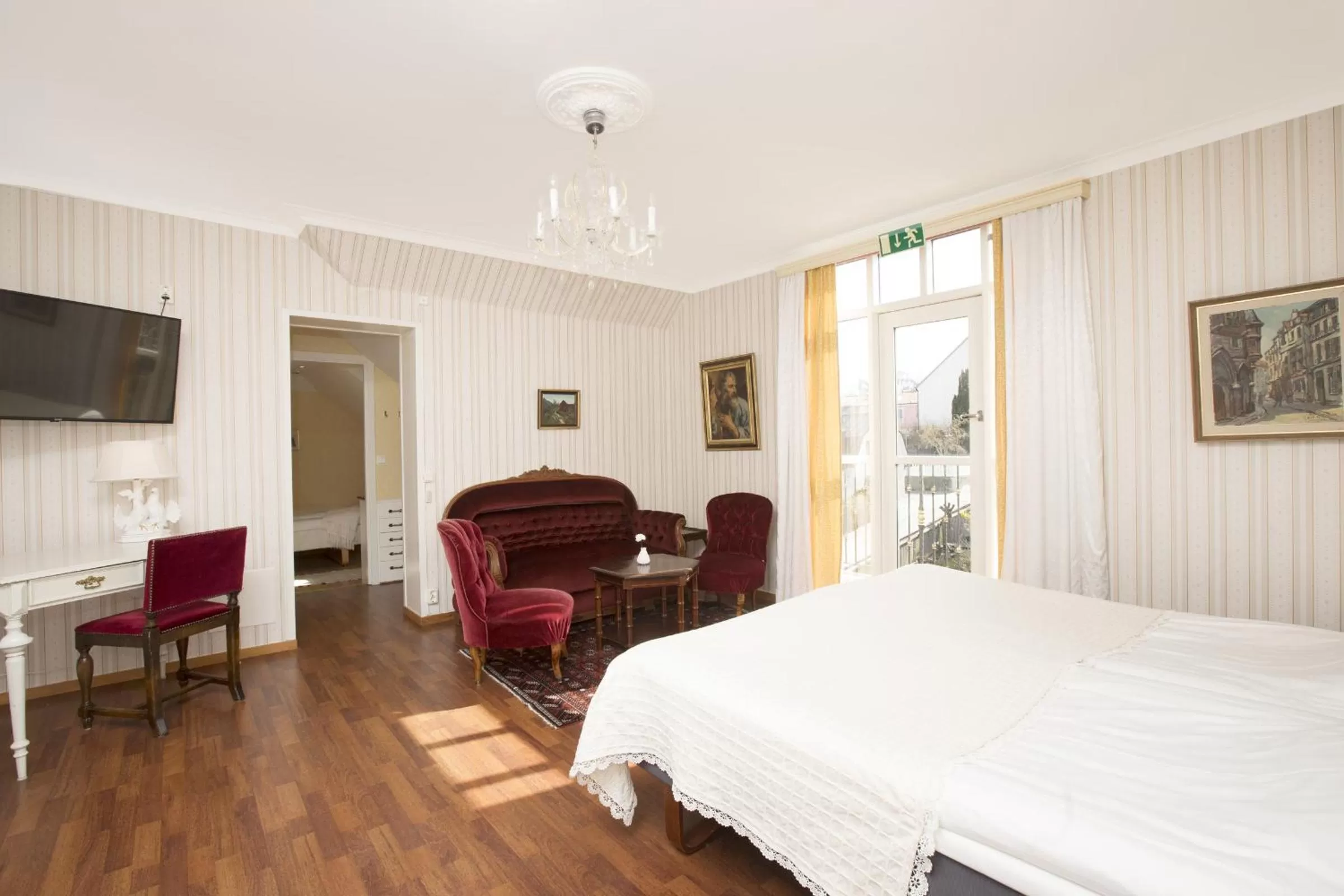 Bedroom, Bed in Hotell Breda Blick