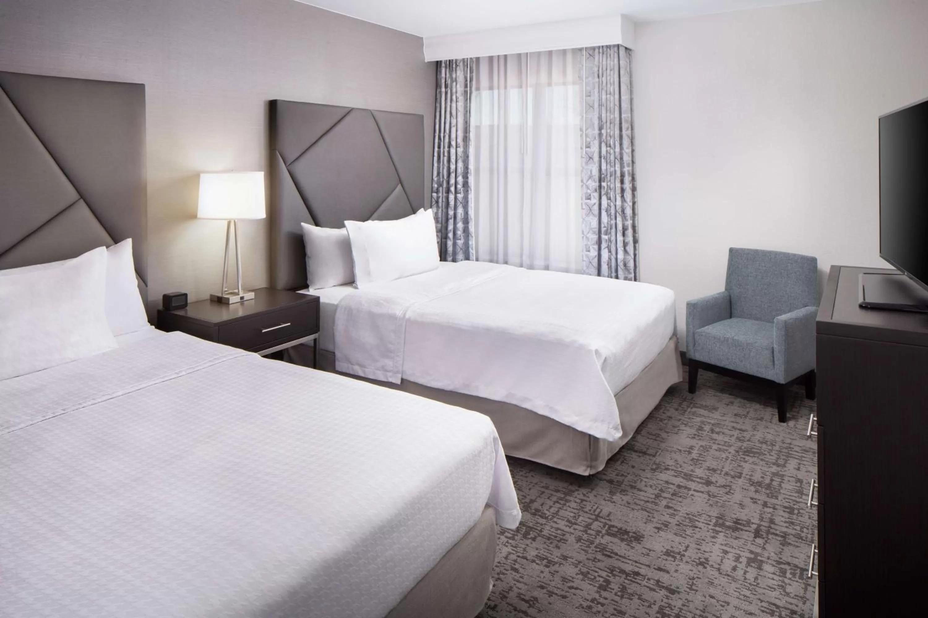 Bed in Homewood Suites by Hilton Atlanta Lenox Buckhead