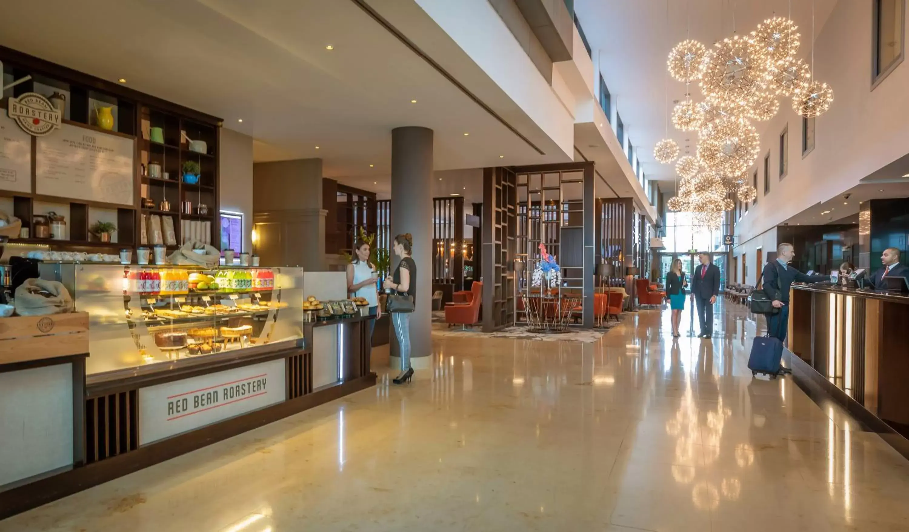 Lobby or reception in Clayton Hotel Dublin Airport