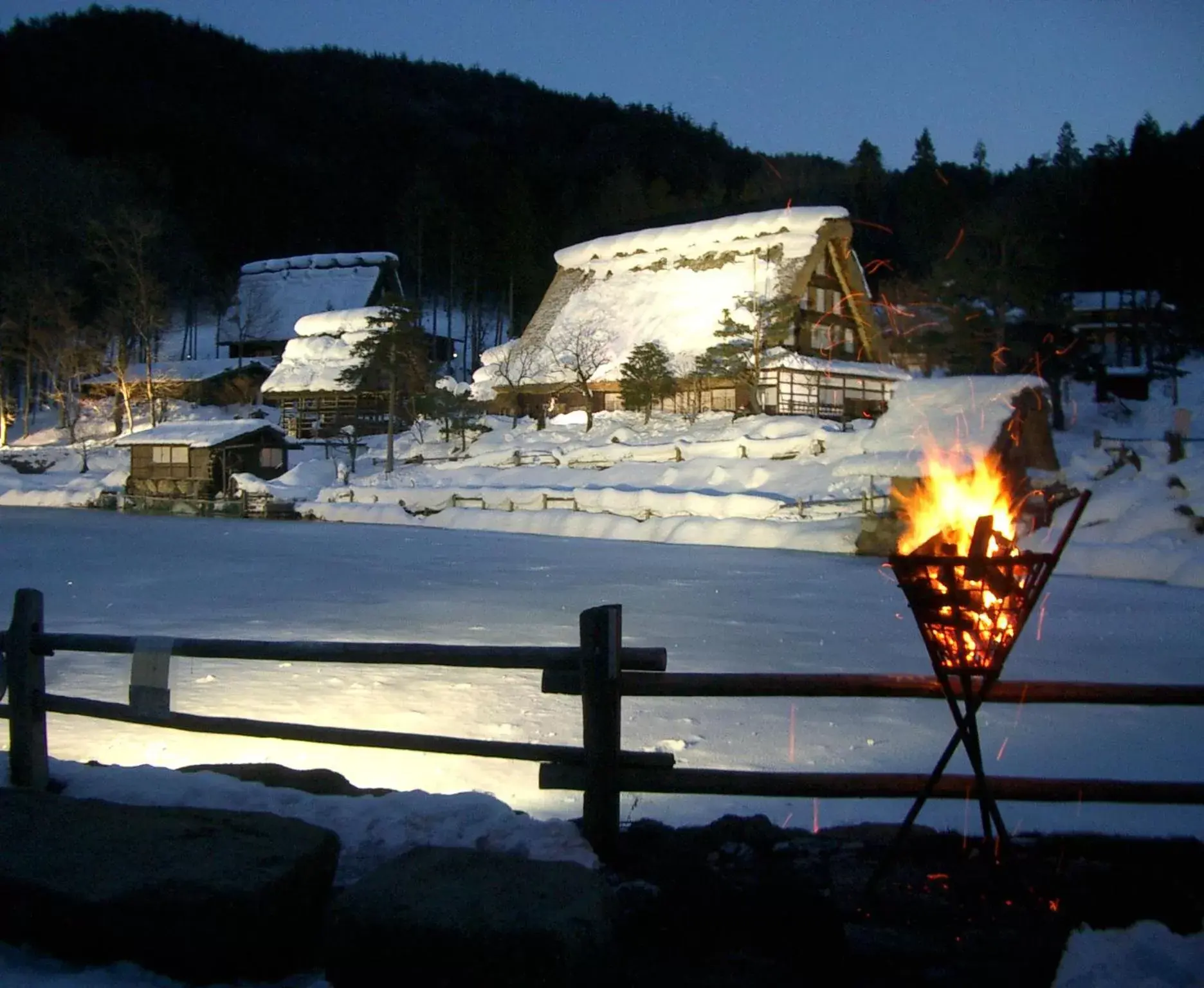 Nearby landmark, Winter in Hotel Associa Takayama Resort