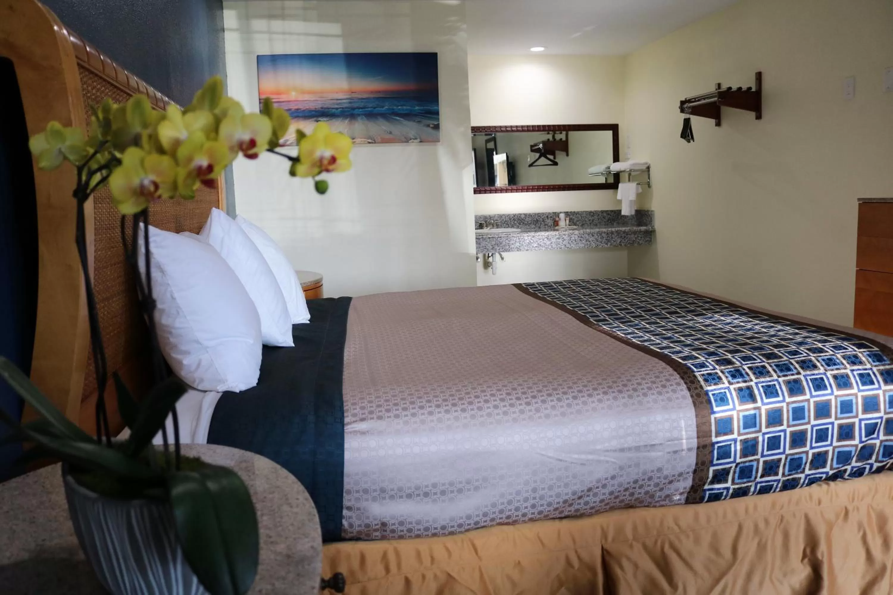 Bedroom, Bed in Valli Hi Motel