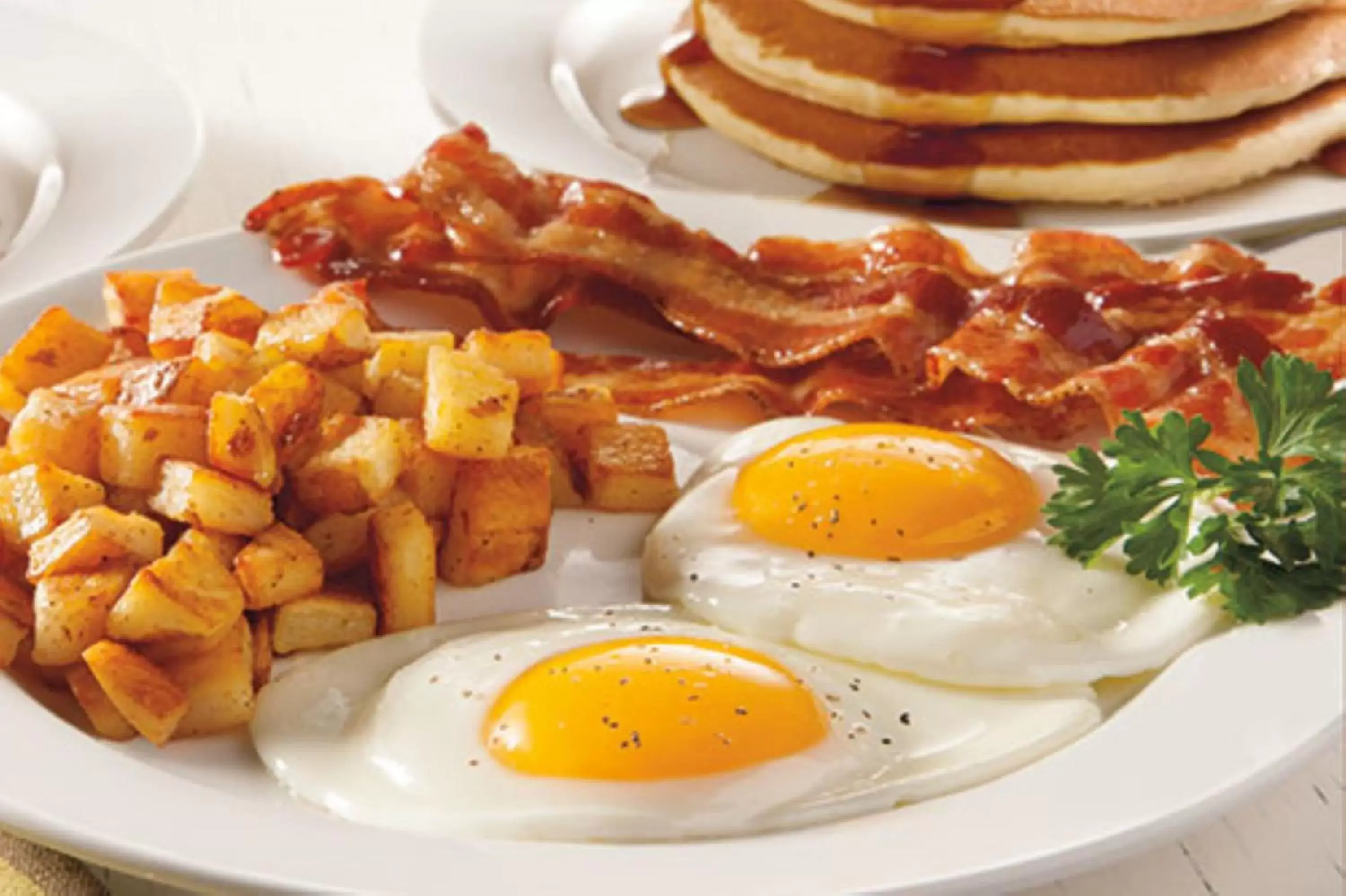 American breakfast, Food in Holiday Inn Chicago Matteson Conference Center, an IHG Hotel