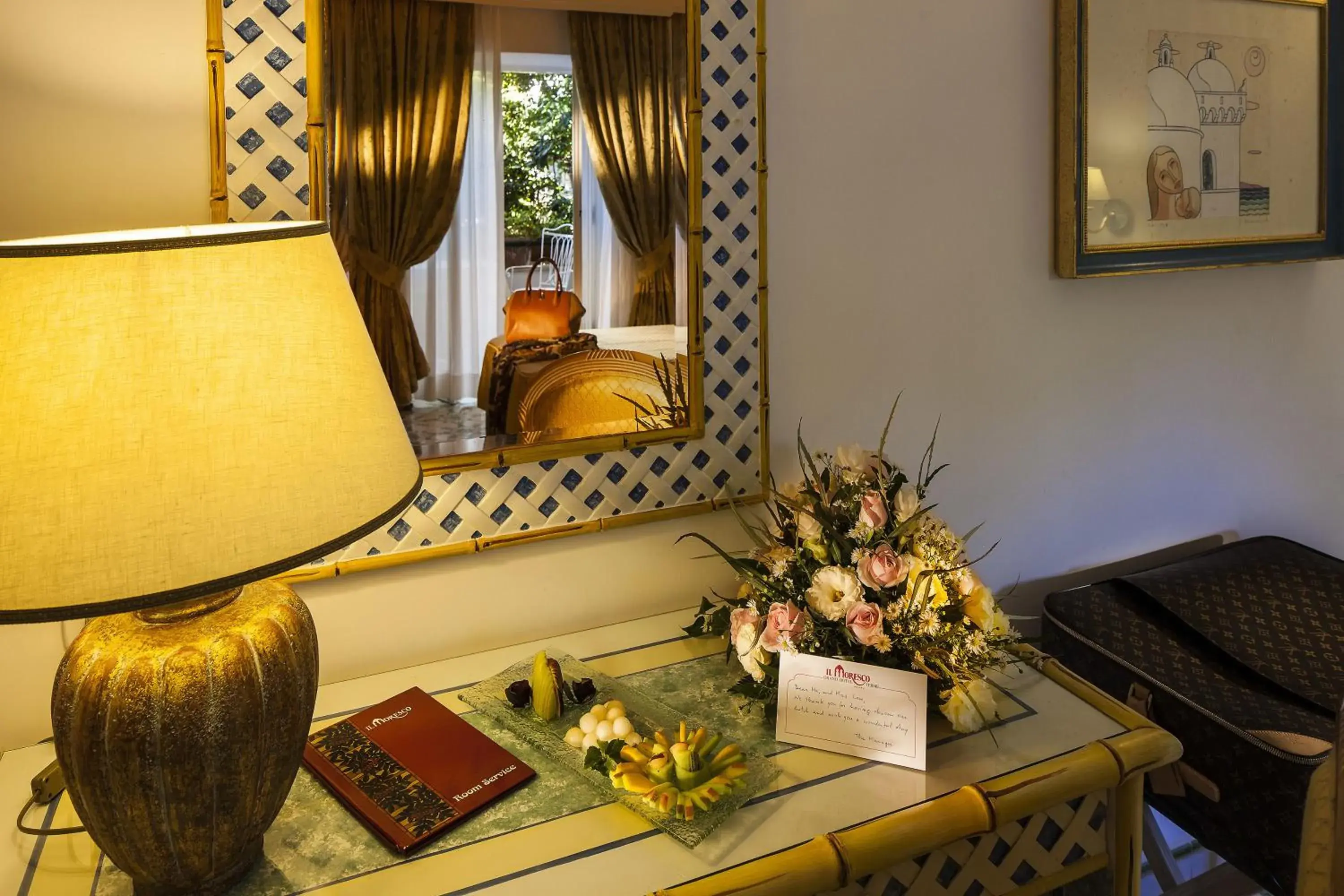 Decorative detail, Lobby/Reception in Grand Hotel Il Moresco