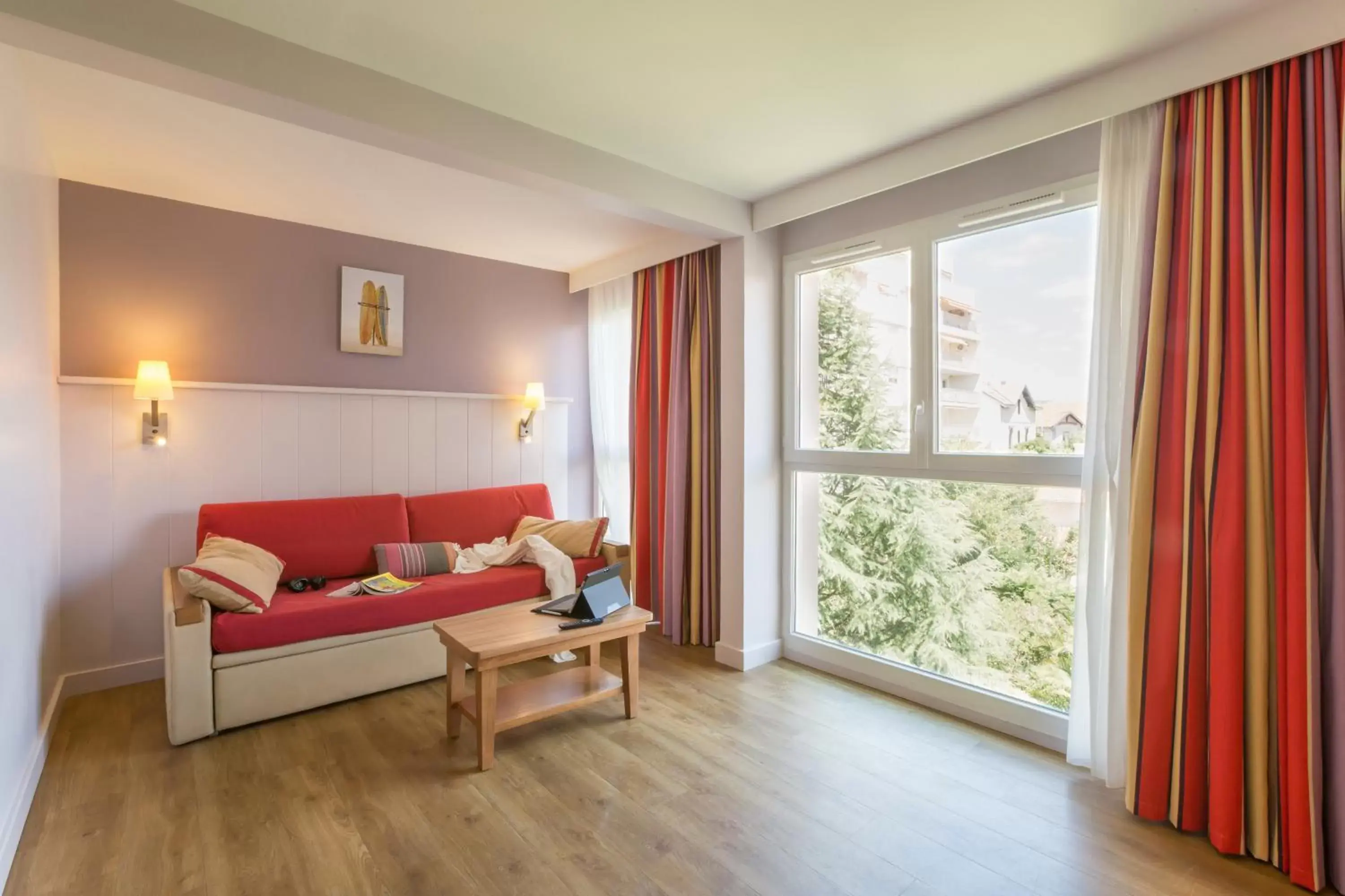 Bed, Seating Area in Résidence Pierre & Vacances Premium Haguna