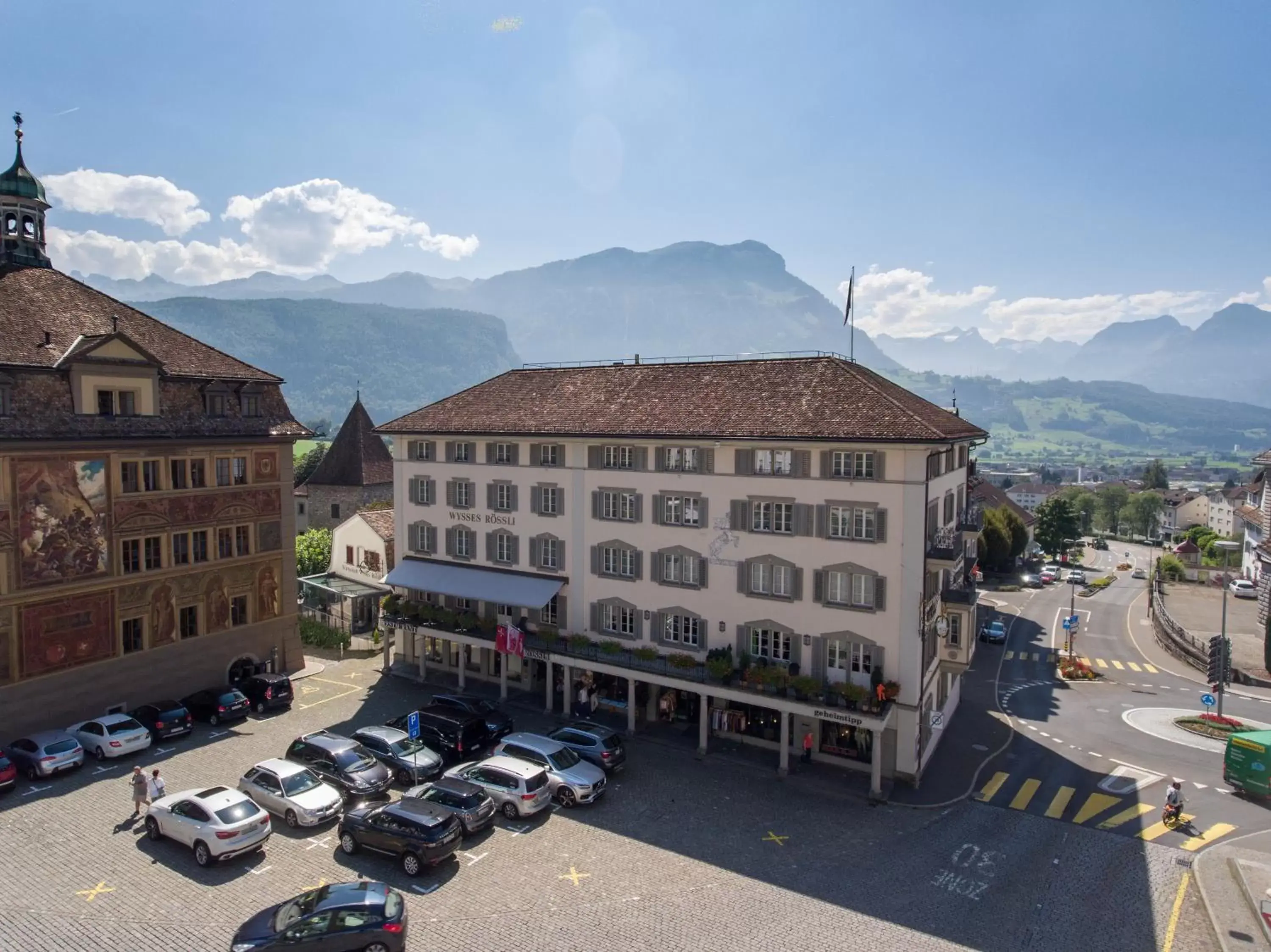 Property Building in Wysses Rössli Swiss Quality Hotel