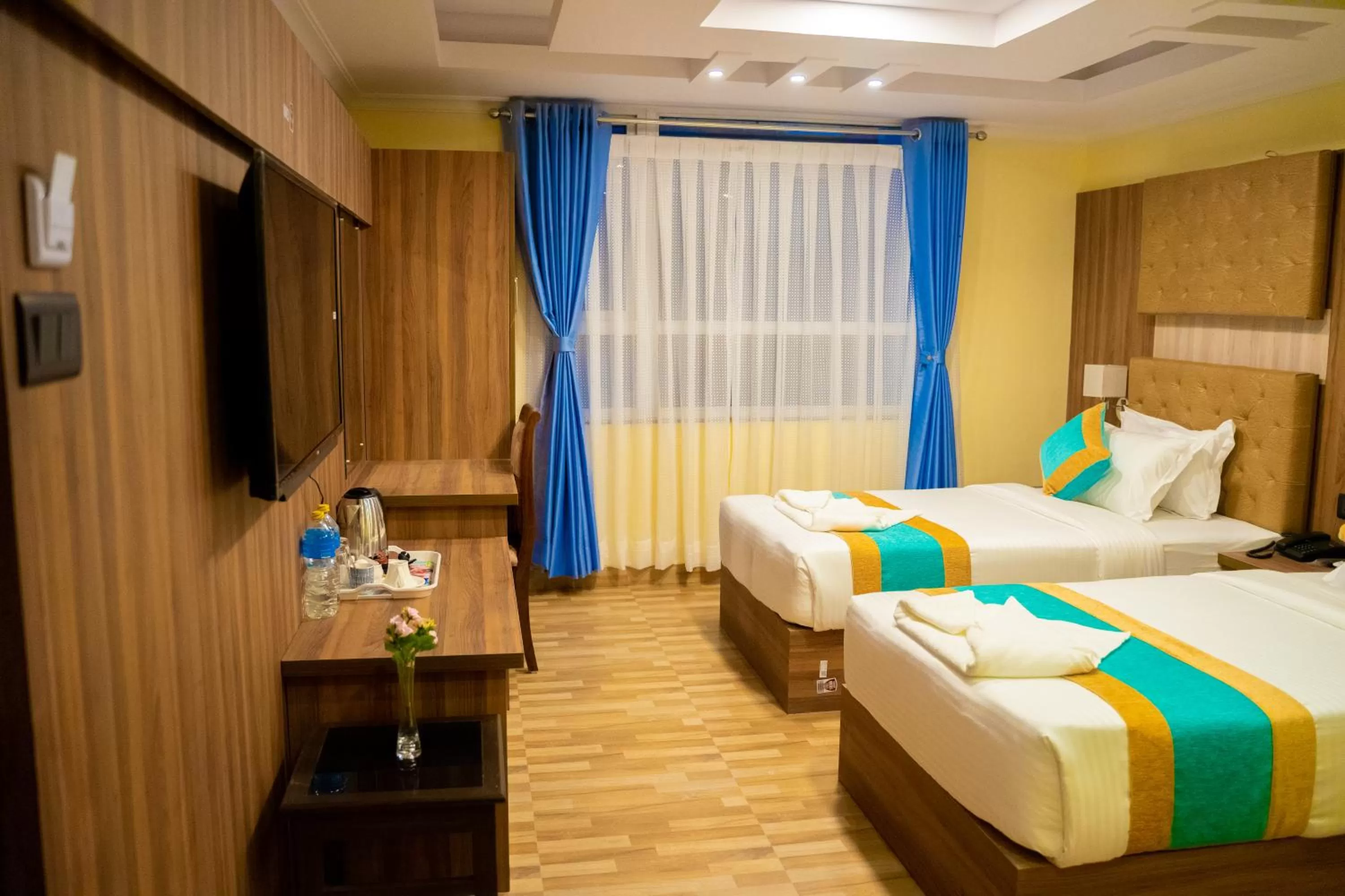 Photo of the whole room, Bed in Grand Yak Boutique Hotel