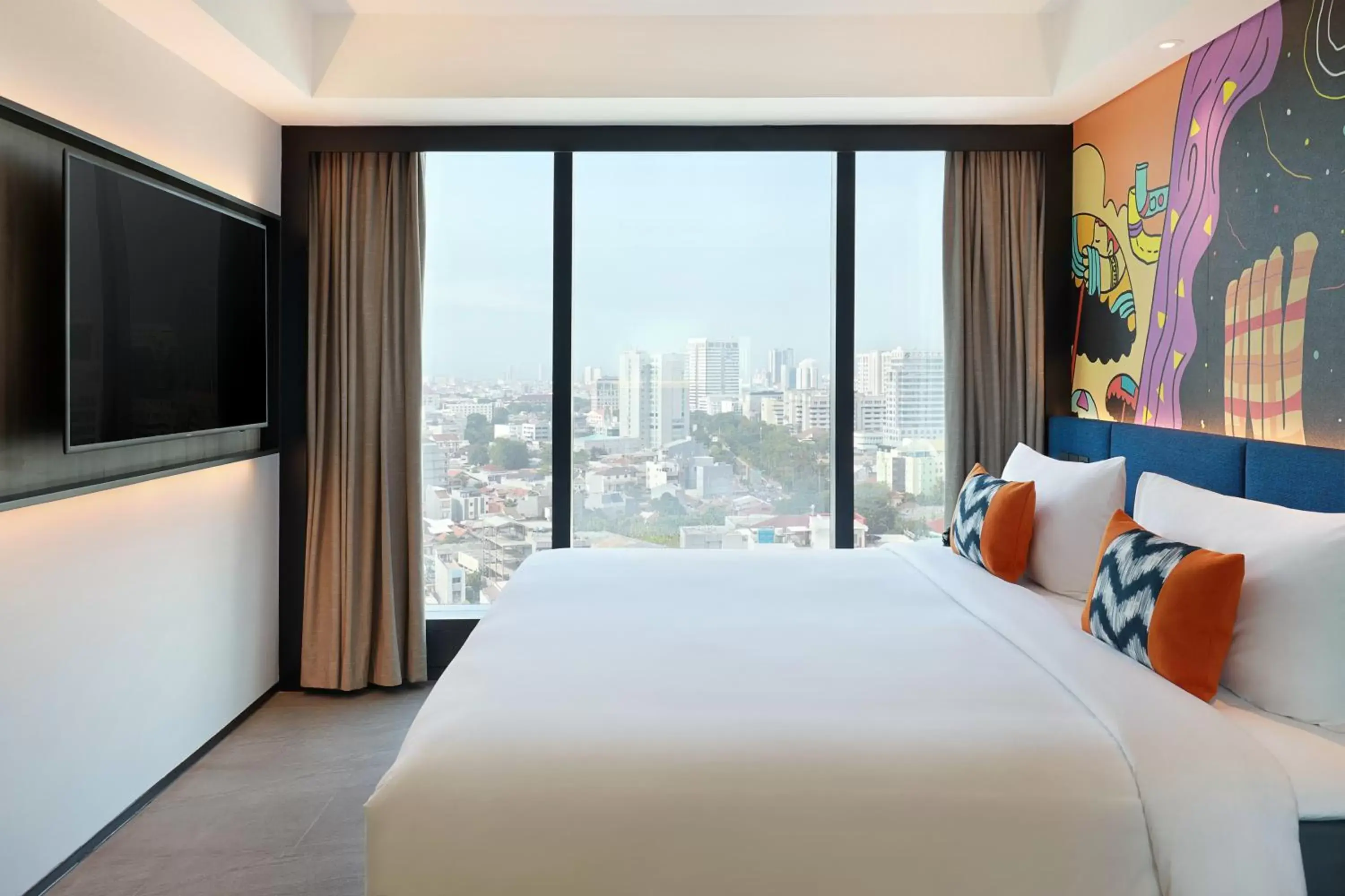 Bed in ibis Styles Jakarta Tanah Abang