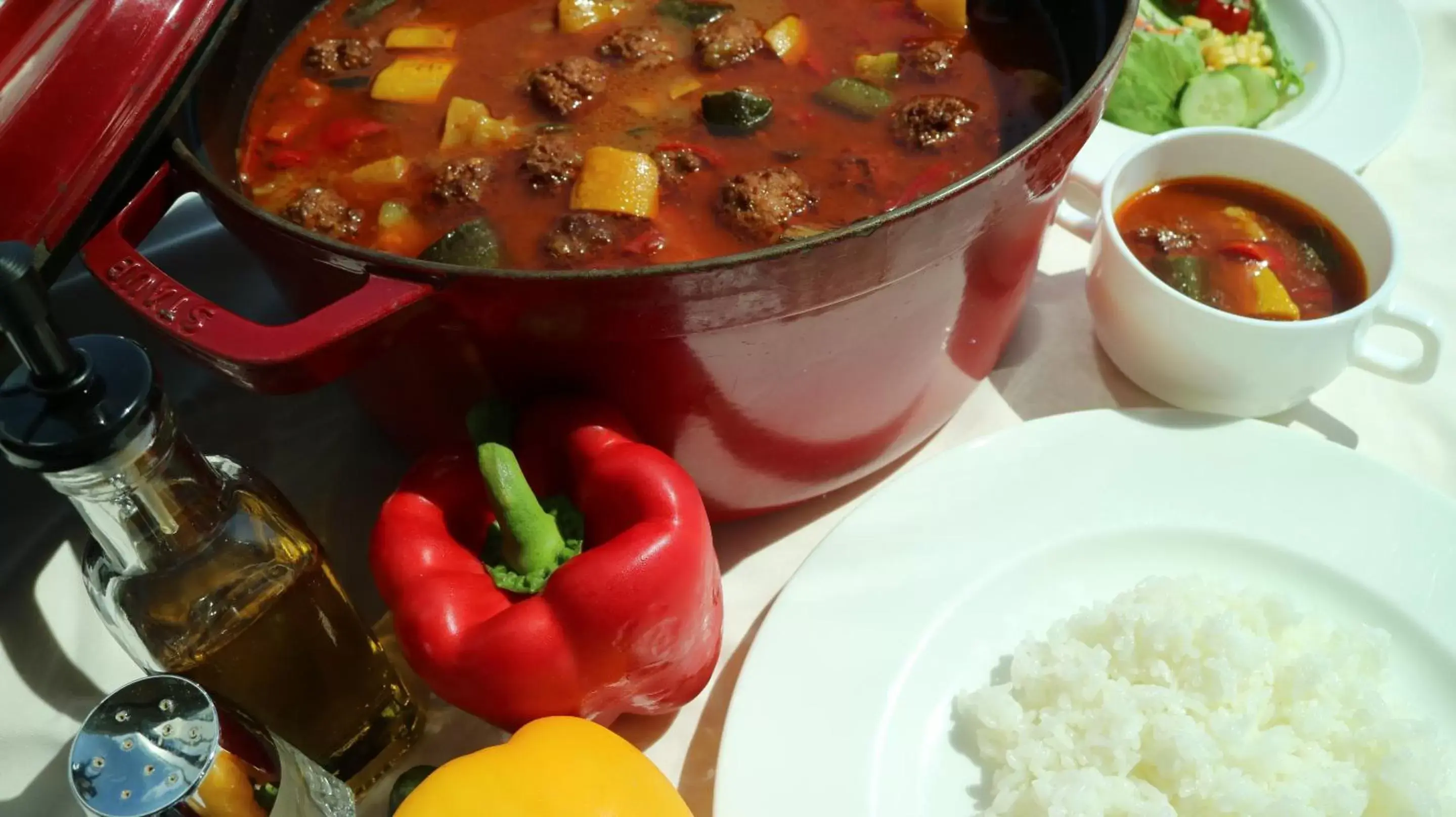 Food in Shin Furano Prince Hotel