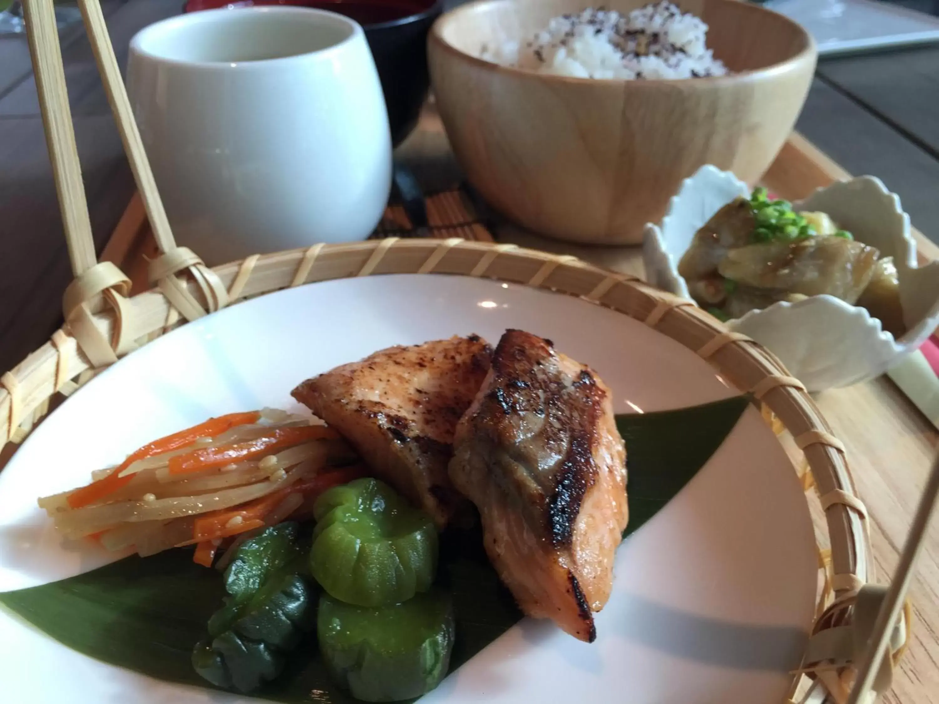 Asian breakfast in Maduzi Hotel, Bangkok - Asoke