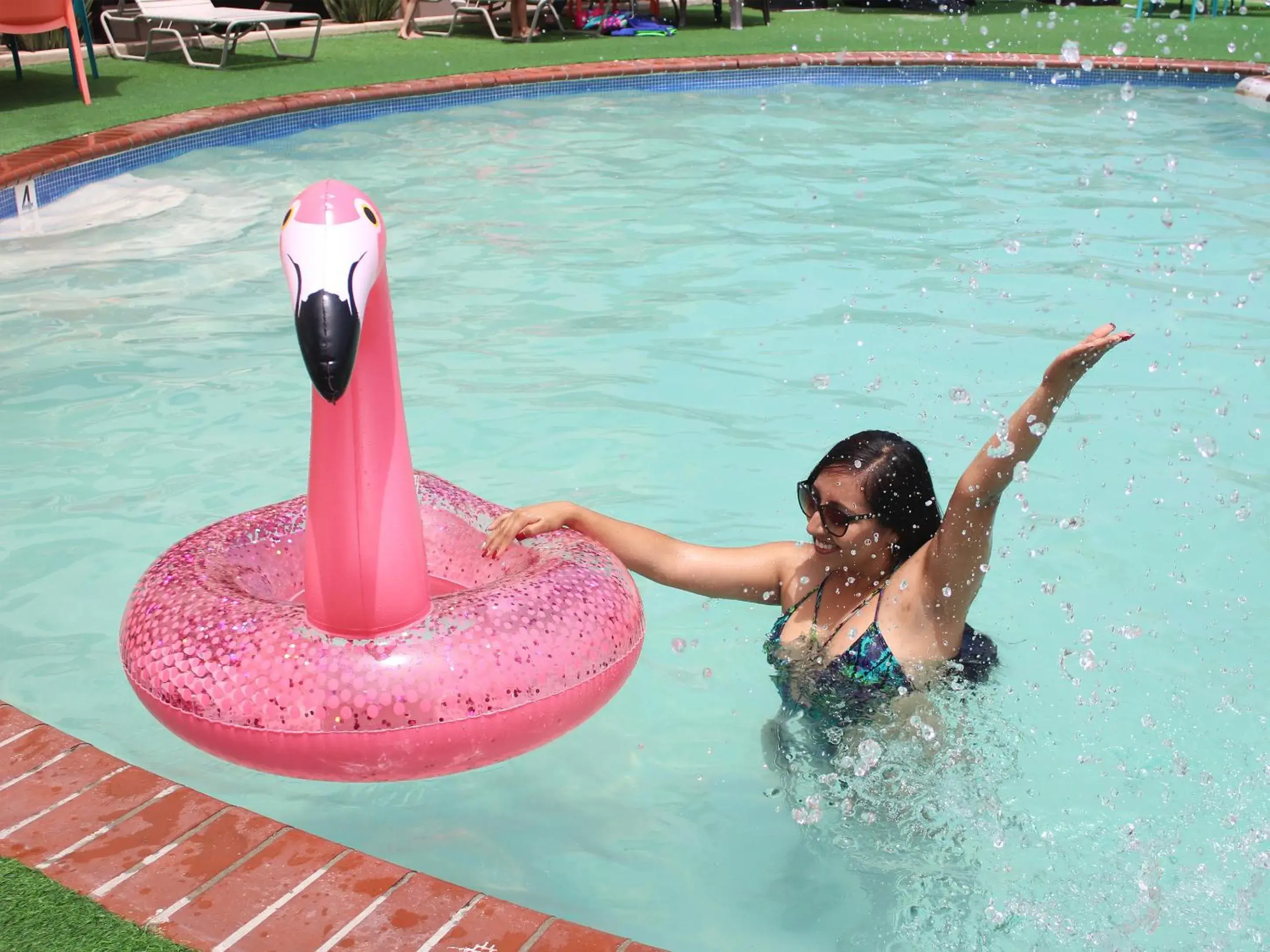 Guests, Swimming Pool in Hotel Corona Plaza