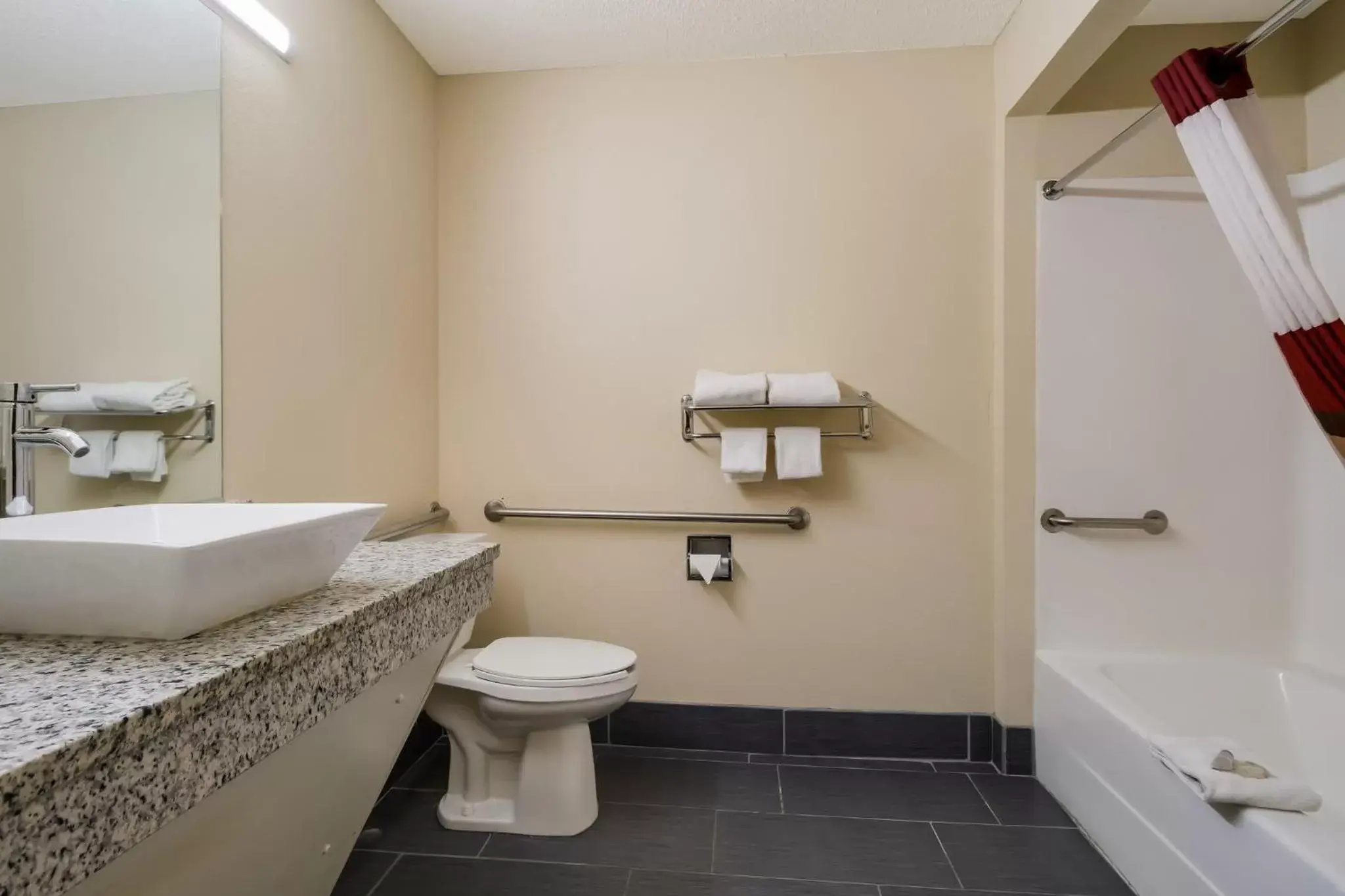 Photo of the whole room, Bathroom in Red Roof Inn South Bend - Mishawaka