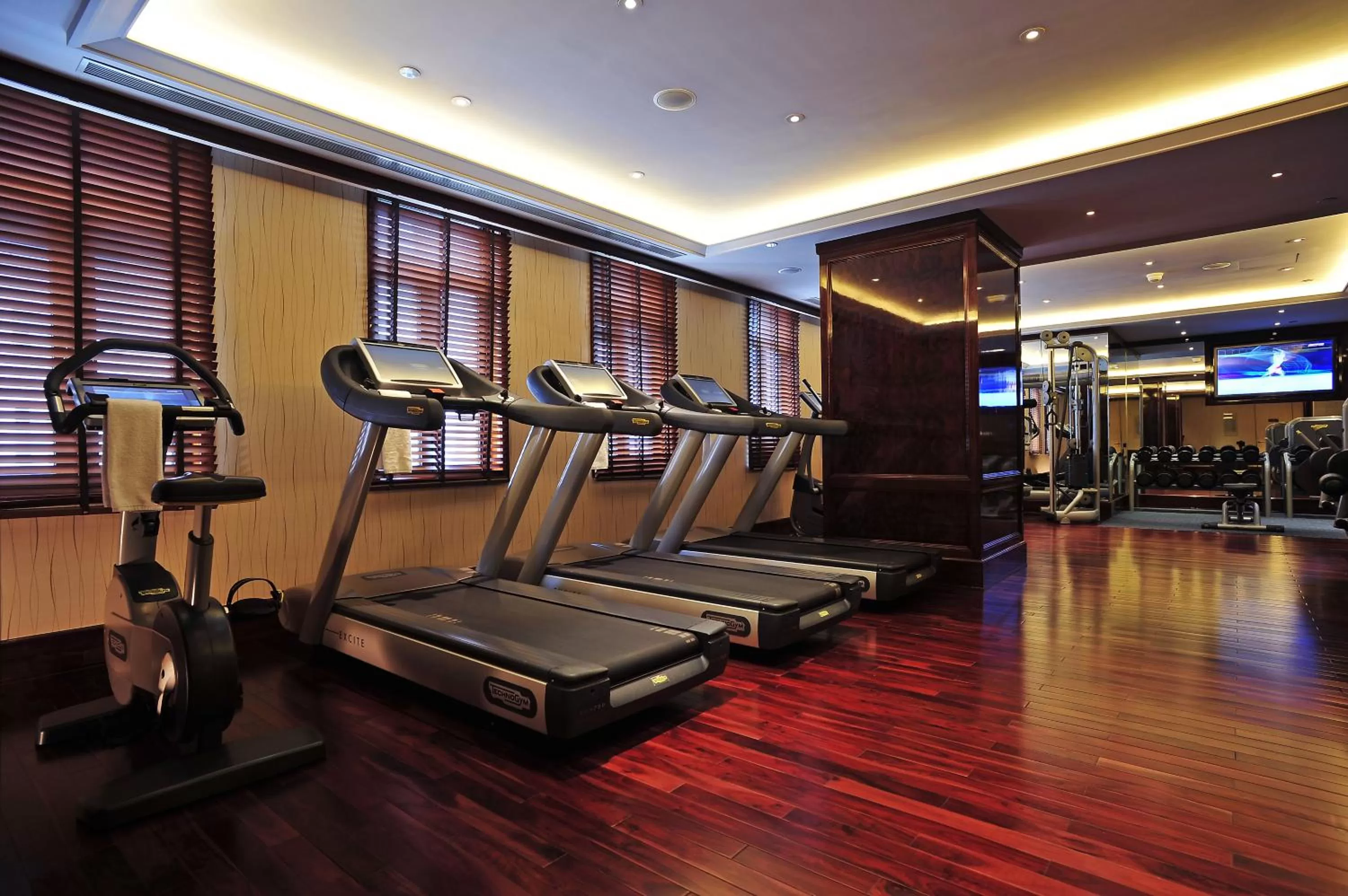 Fitness centre/facilities in Fairmont Peace Hotel on the Bund