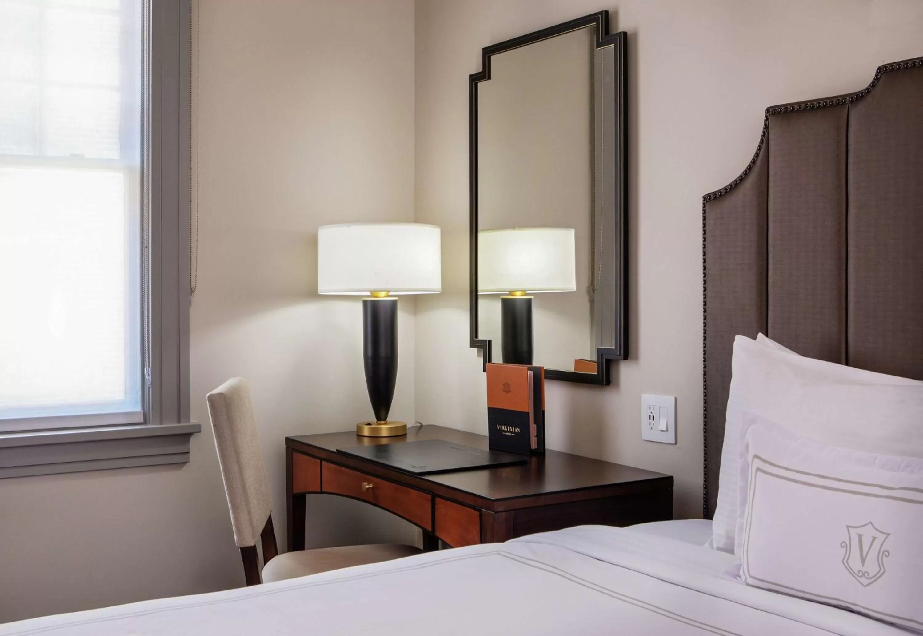 Bedroom, Bed in The Virginian Lynchburg, Curio Collection By Hilton