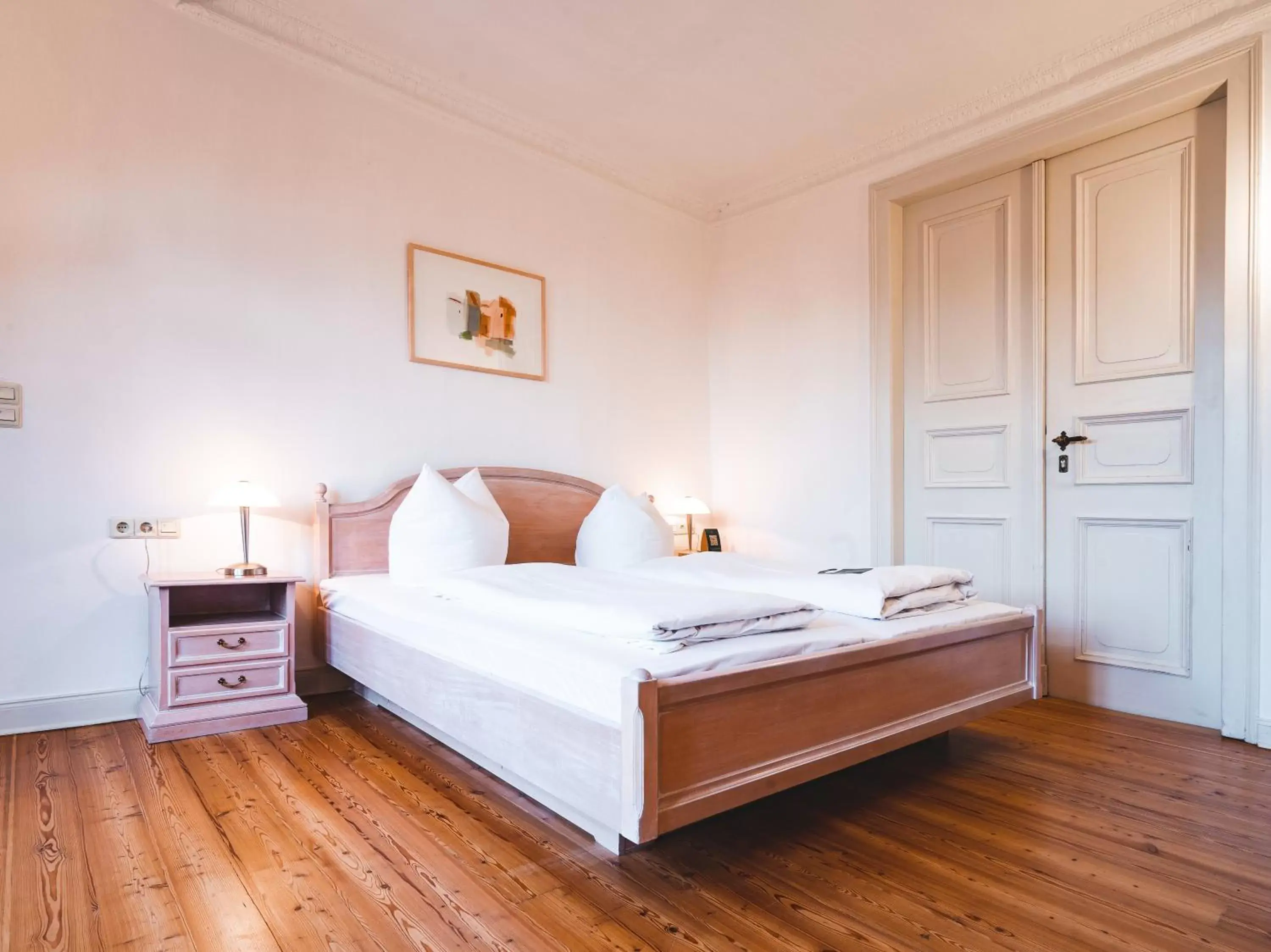 Bedroom, Bed in Romantik Hotel Schloss Hohenstein